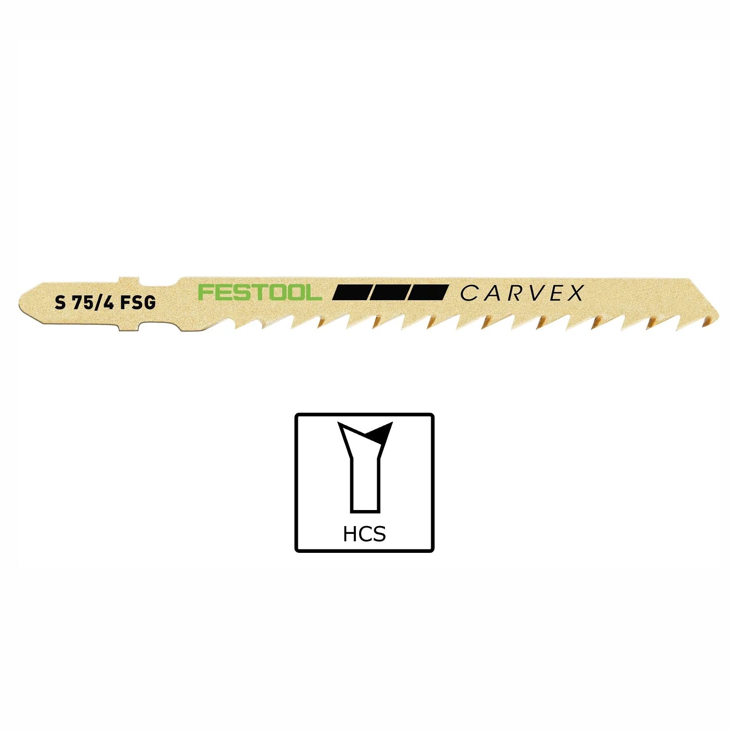 FESTOOL S 75/4 FSG/20 WOOD UNIVERSAL Jigsaw Blades 75mm 20 Pack
