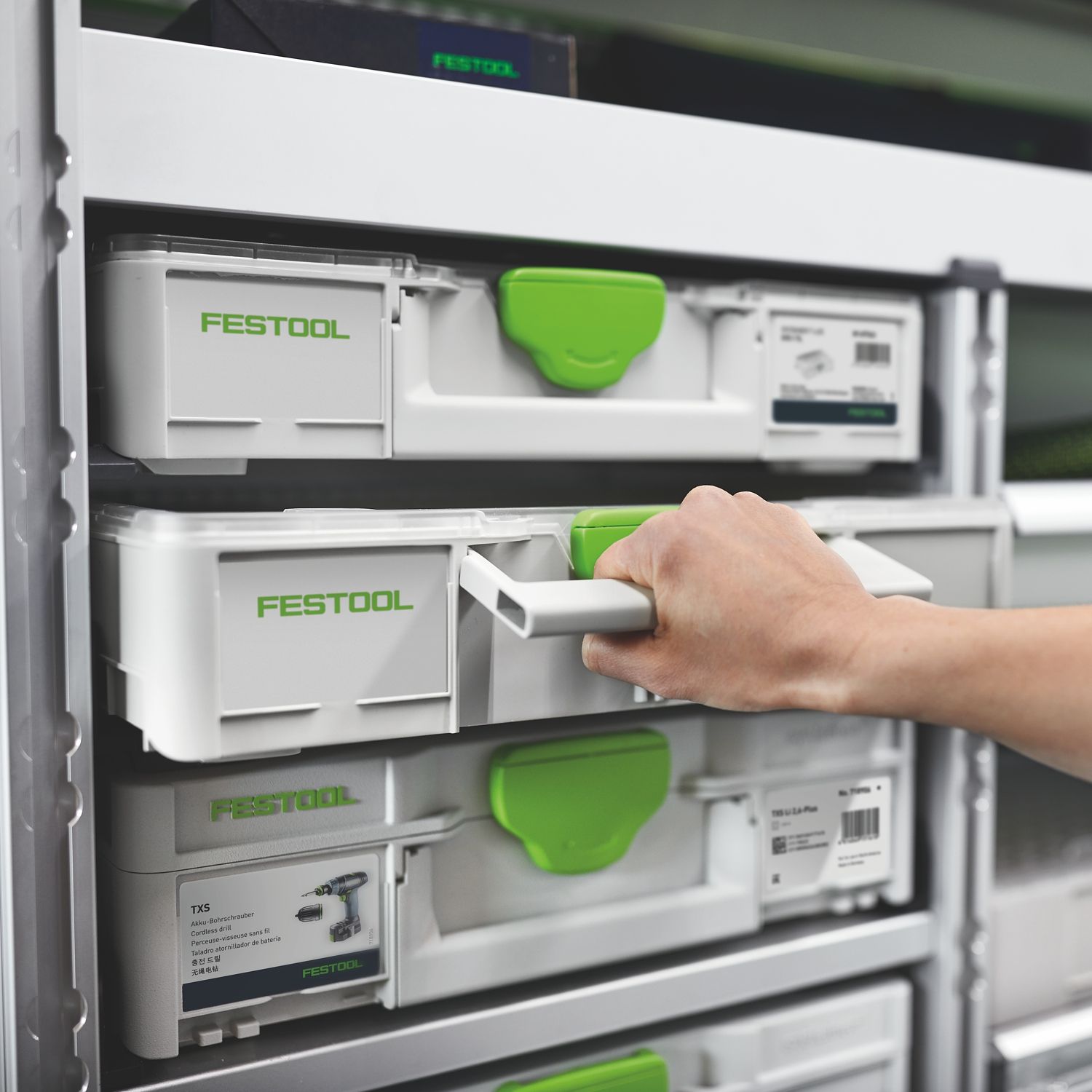 FESTOOL Systainer&sup3; Organizer SYS3 ORG M 89 22xESB with 22 Containers