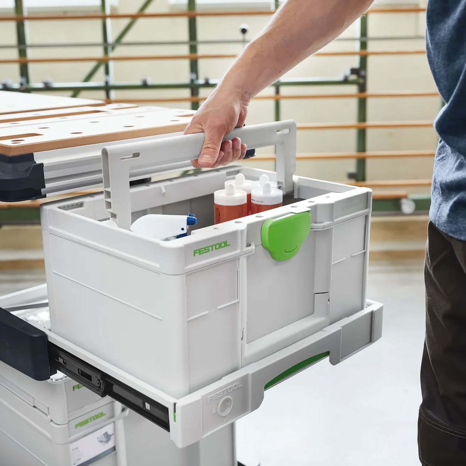 FESTOOL Systainer&sup3; ToolBox SYS3 TB M 237 Open Tool Storage Box 21.4L 20kg Capacity