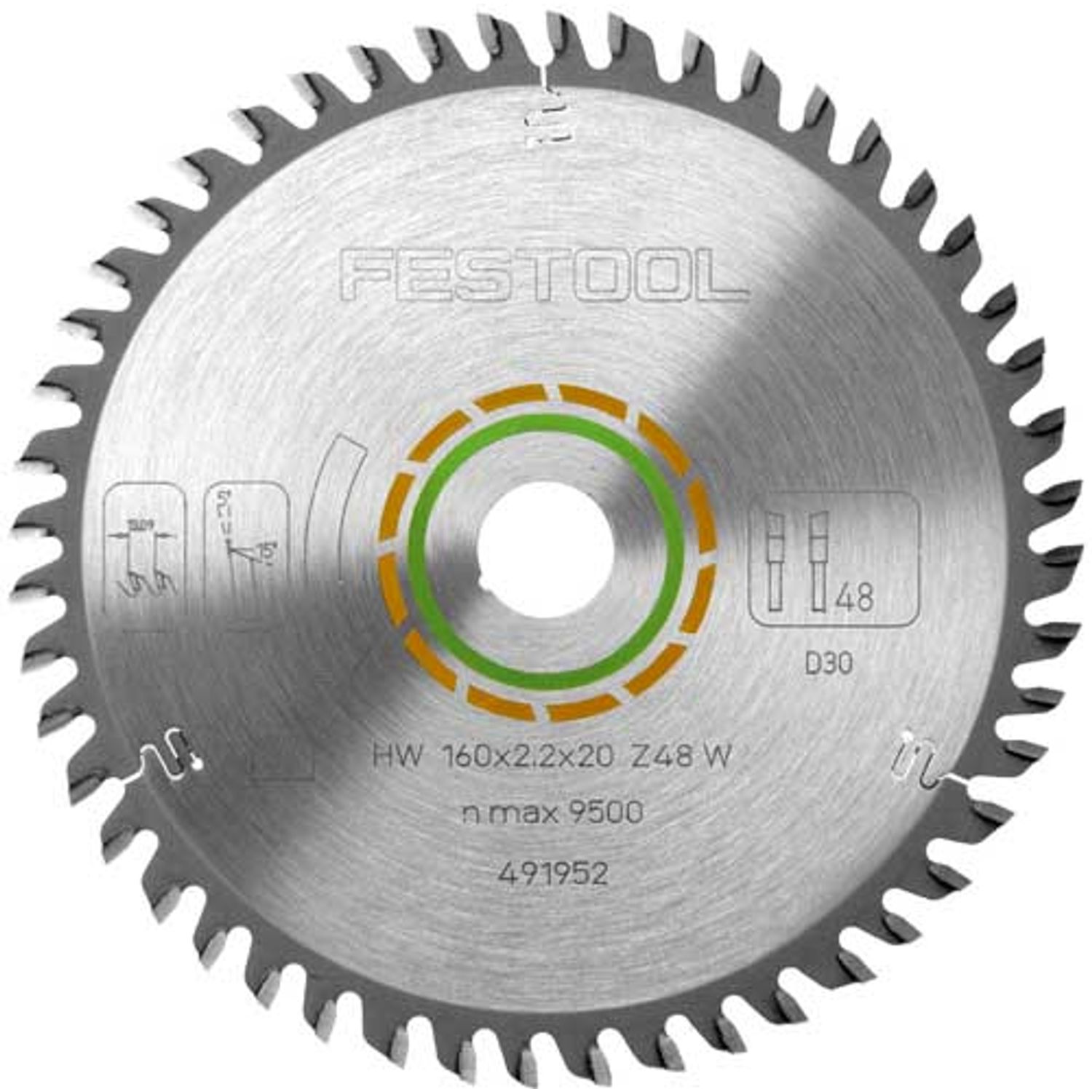 Saw Blade Hw 160 X 2,2 X 20 W48 Tct Circular Saw