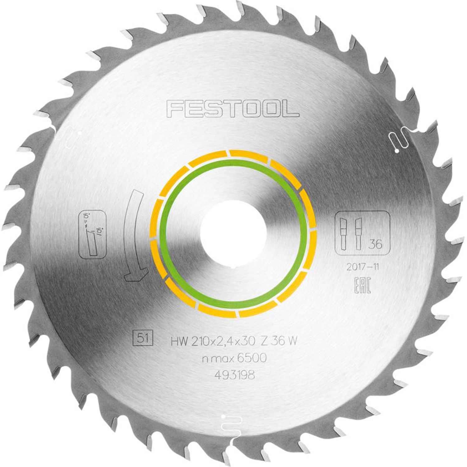Saw Blade Hw 210x2,4x30 W36