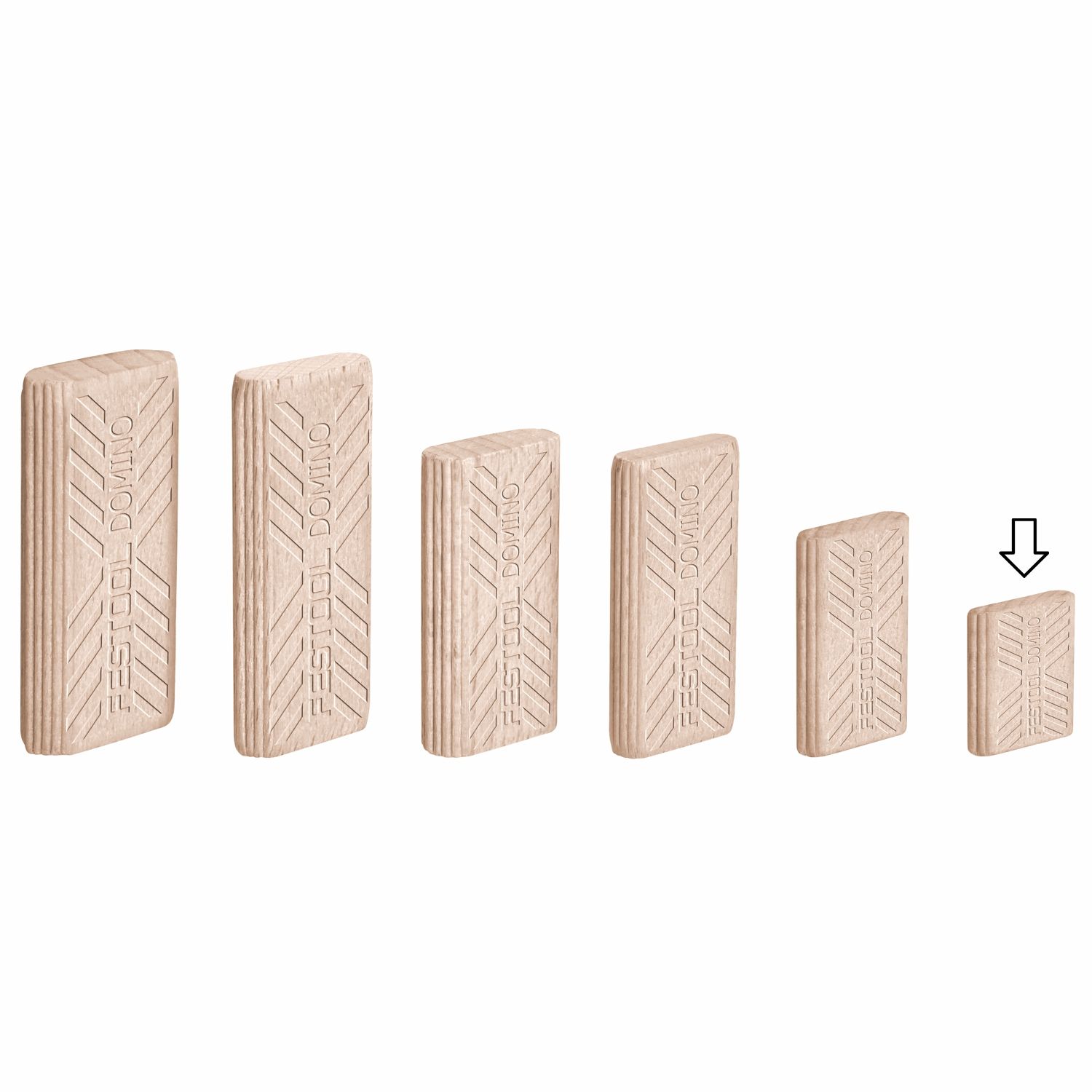 FESTOOL DOMINO D 5x30/1800 BU Beech Dowels 5x30mm 1800 Pack