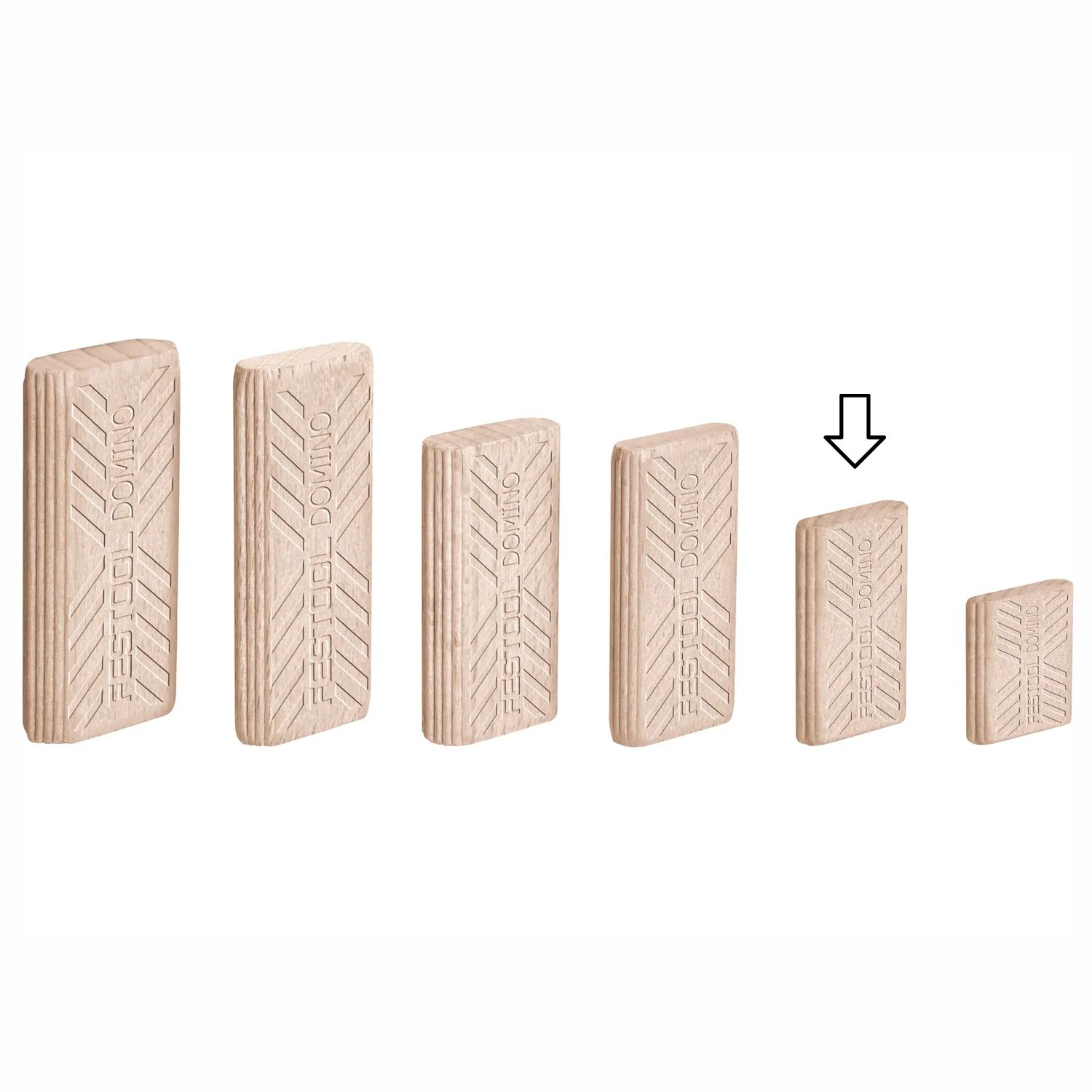 FESTOOL DOMINO D 6x40/1140 BU Beech Dowels 6x40mm 1140 Pack
