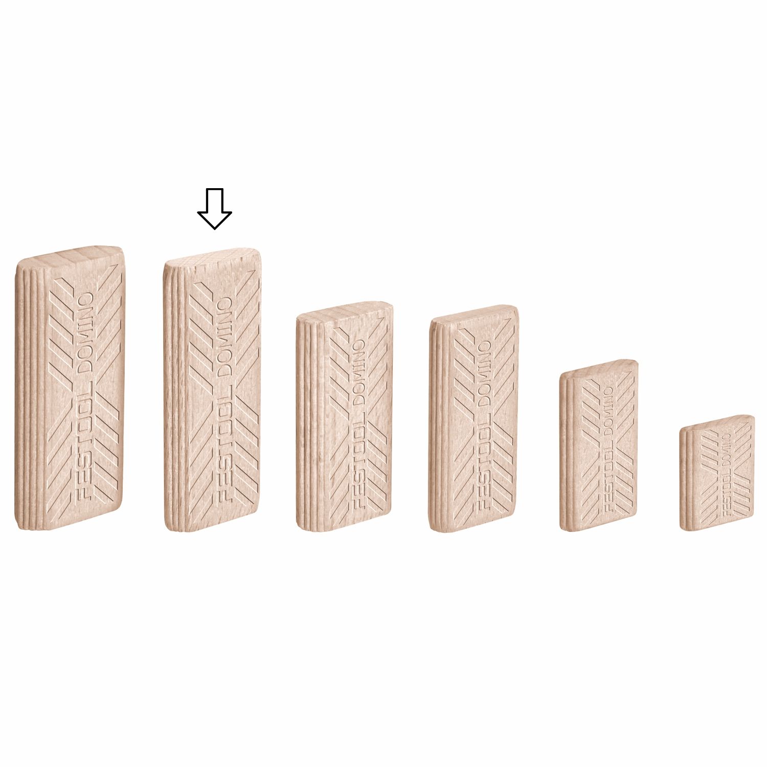 FESTOOL DOMINO D 8x50/600 BU Beech Dowels 8x50mm 600 Pack