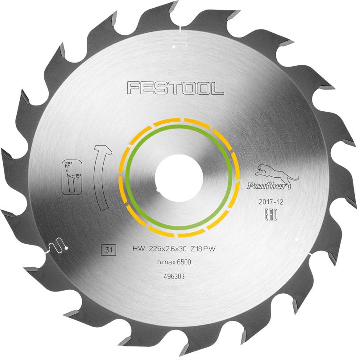 Saw Blade Hw 225x2,6x30 Pw18