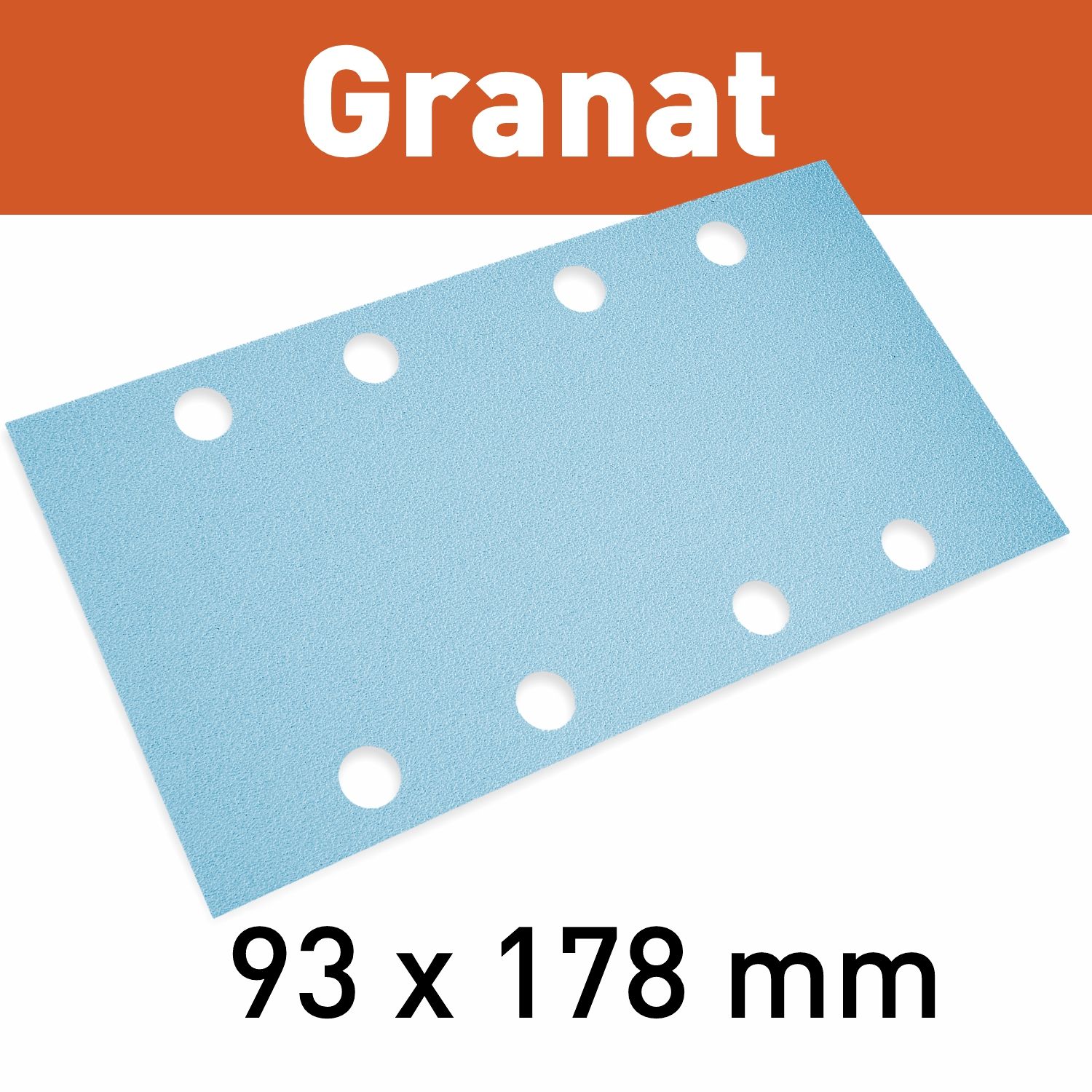 FESTOOL STF 93x178 P100 GR/100 Granat Abrasive Sheets 93x178mm P100 100-Pack
