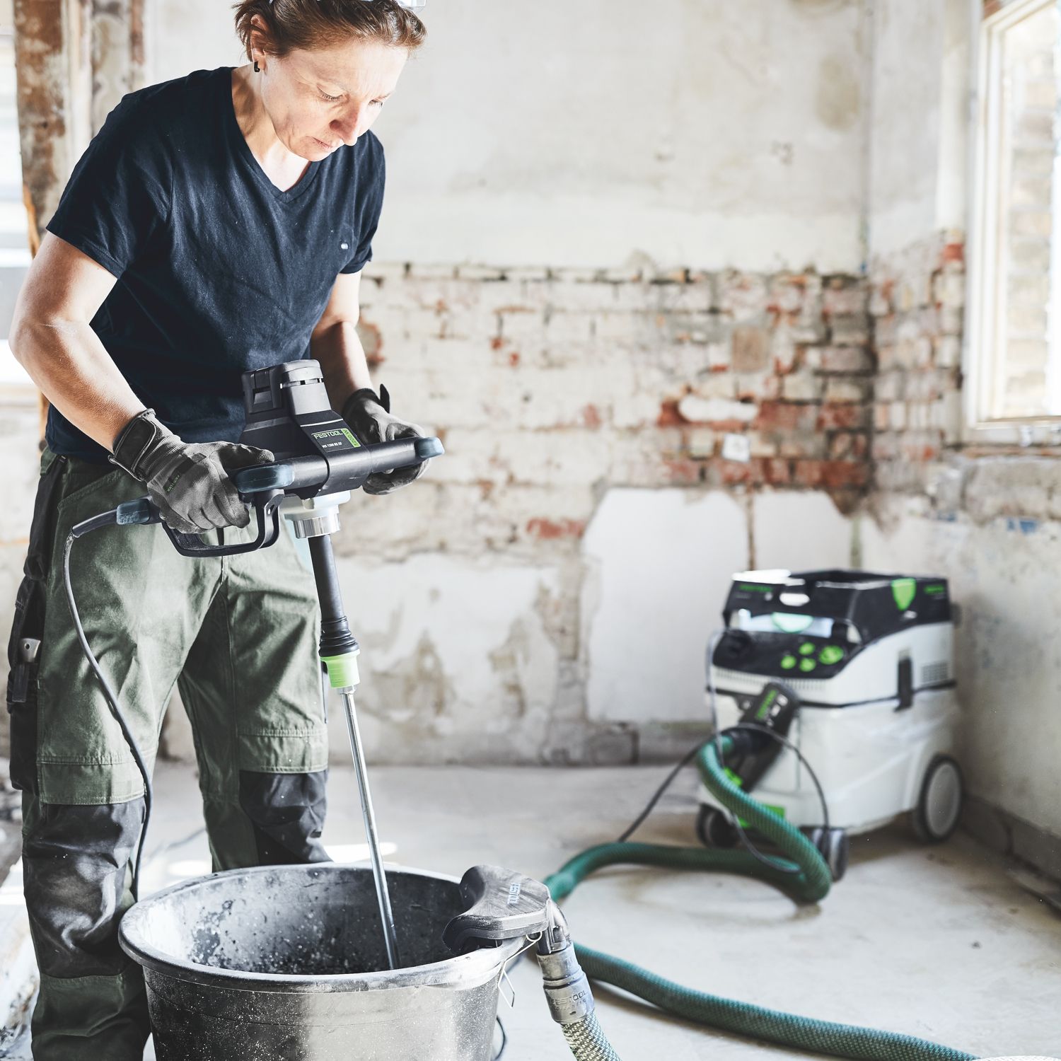 FESTOOL MX 1000 RE EF HS3R Stirrer 1020W With Dust Extraction