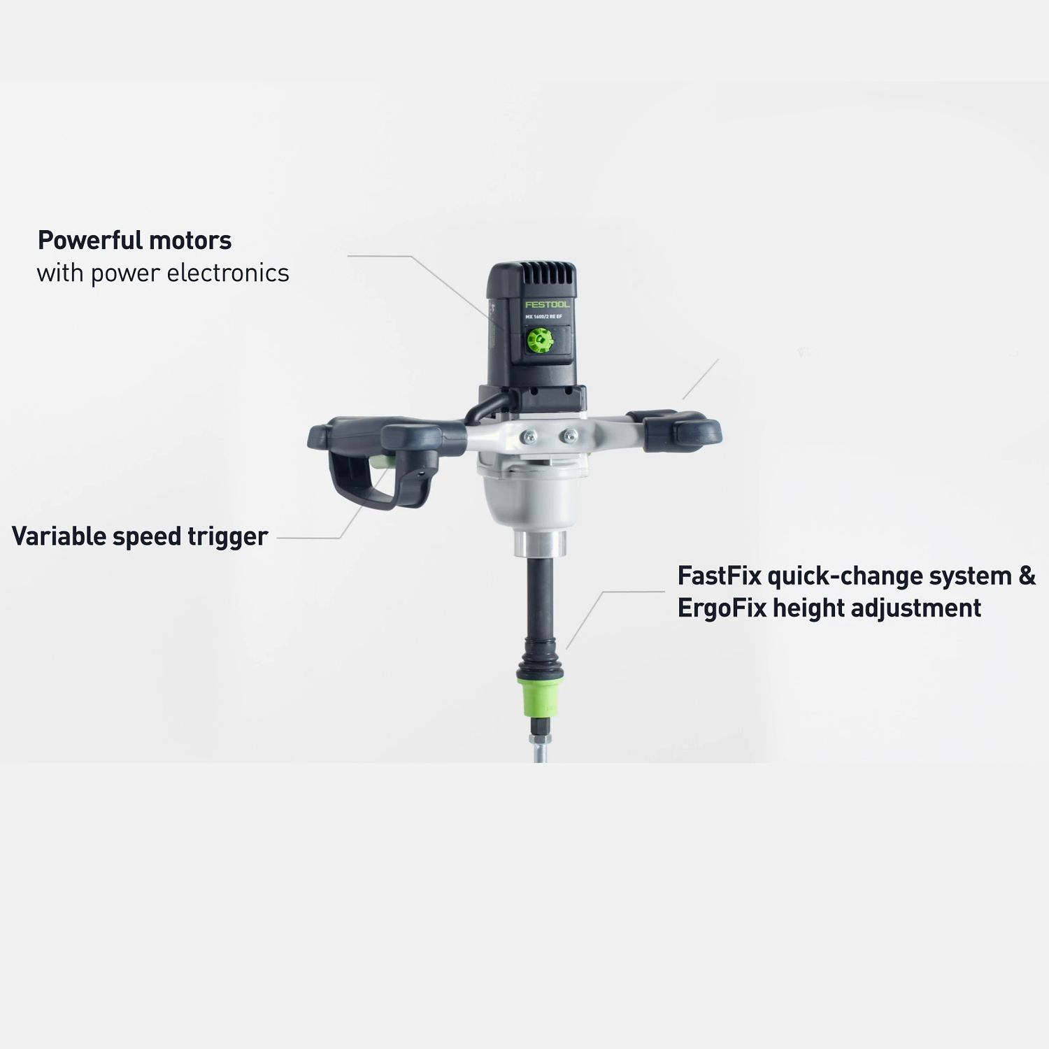 FESTOOL MX 1000 RE EF HS3R Stirrer 1020W With Dust Extraction
