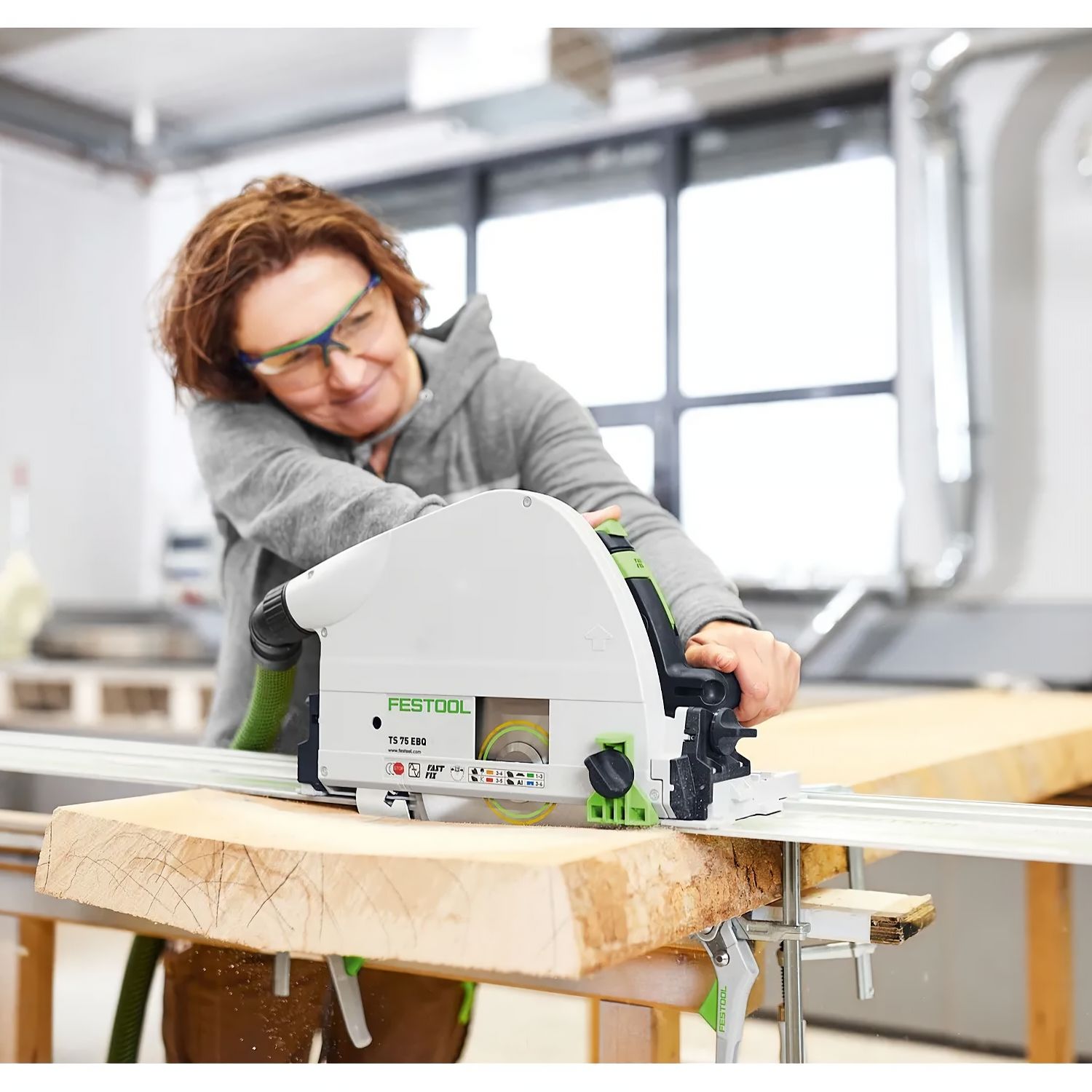 FESTOOL TS 75 EBQ-Plus-FS Plunge-Cut Saw