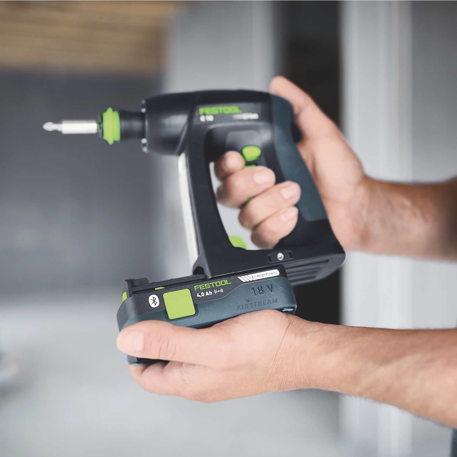 FESTOOL C 18-Basic 18V Cordless Drill in Systainer with C-shape handle