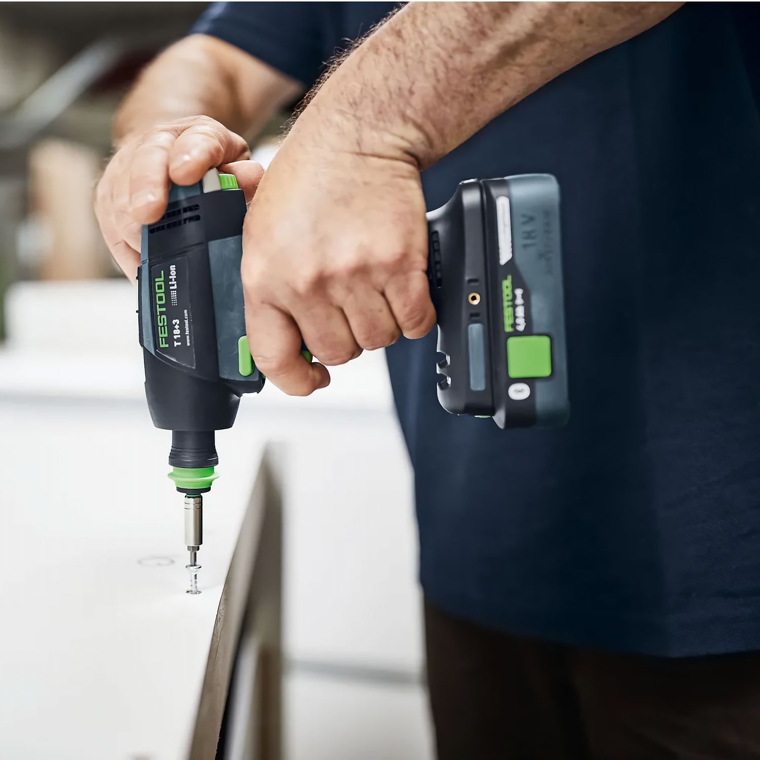 FESTOOL T 18+3-Basic Cordless Drill with ergonomic T-design