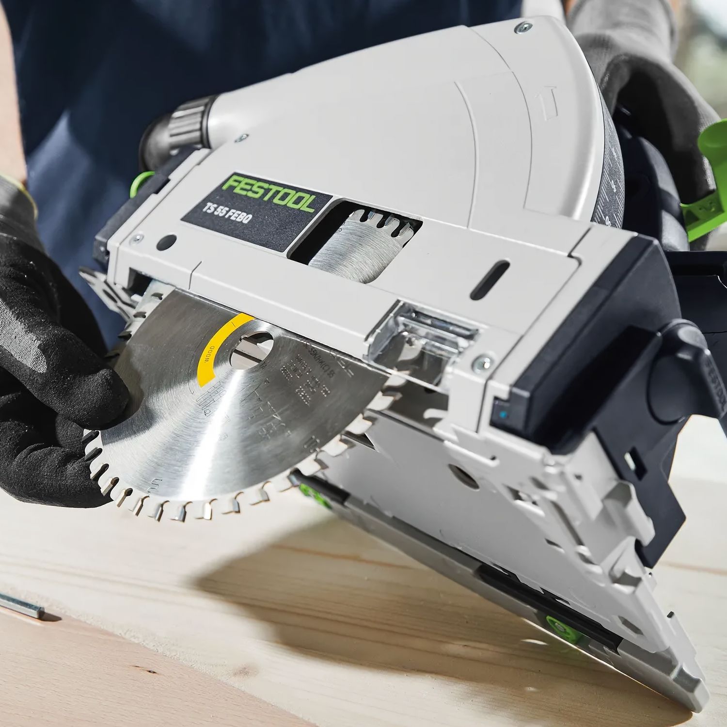 FESTOOL TS 55 FEBQ-Plus Plunge-Cut Saw in Systainer&sup3; SYS3