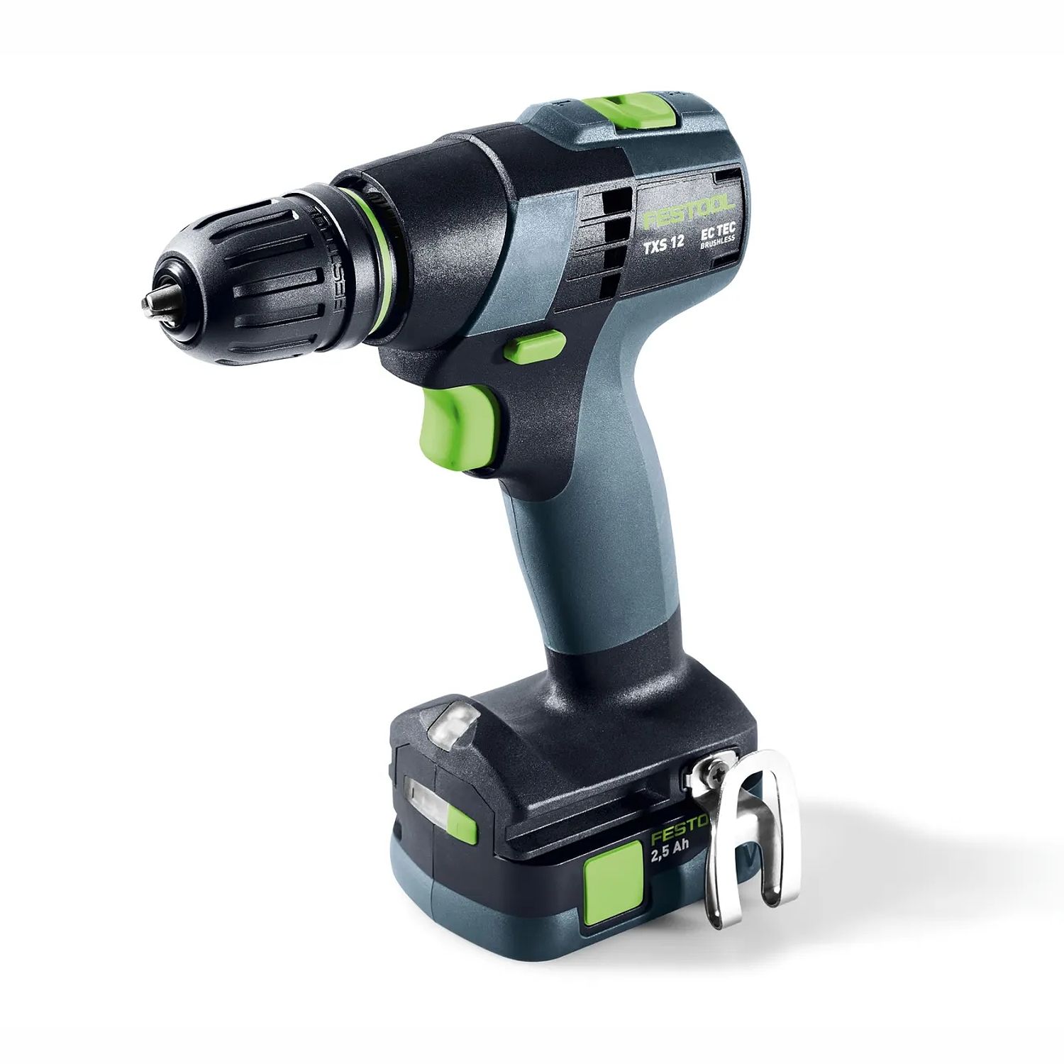 FESTOOL TXS 12 2,5-Plus Cordless Drill with classic T-shape design