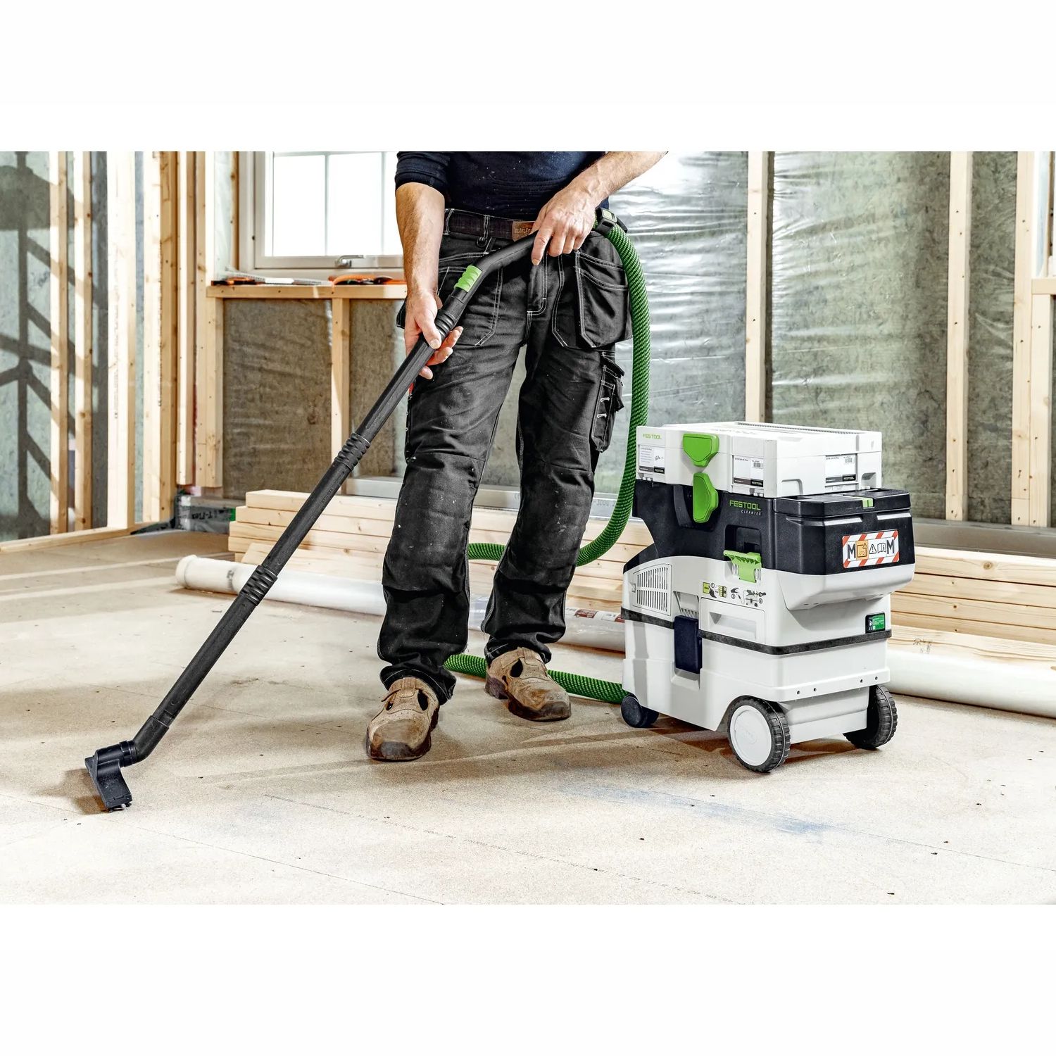 FESTOOL CTLC MIDI I-Basic Cordless Mobile Dust Extractor - 15 litre