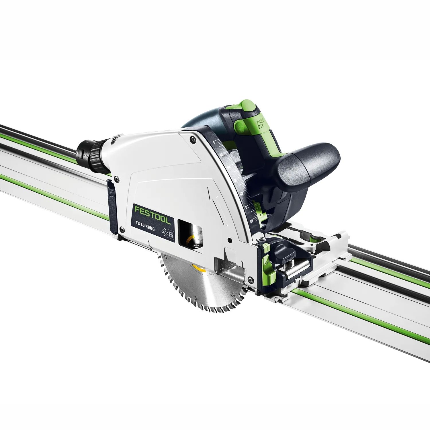 FESTOOL TS 60 KEBQ-Plus-FS Plunge-Cut Saw with Guide Rail in Systainer&sup3;