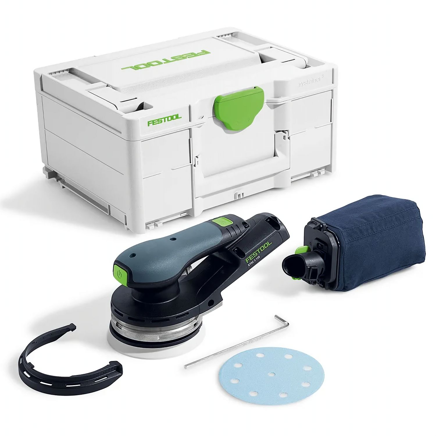 FESTOOL ETSC 2 125-Basic Cordless Eccentric Sander with Systainer&sup3;