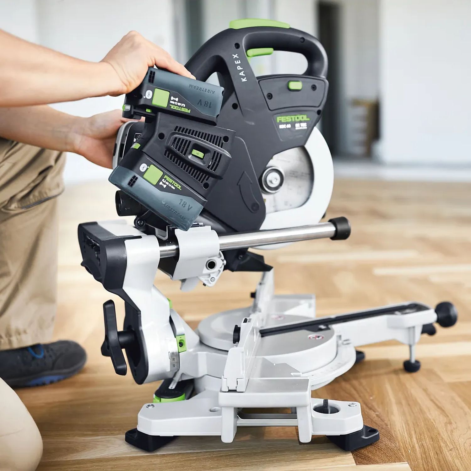 FESTOOL KSC 60 EB-Basic KAPEX Cordless Sliding Compound Mitre Saw