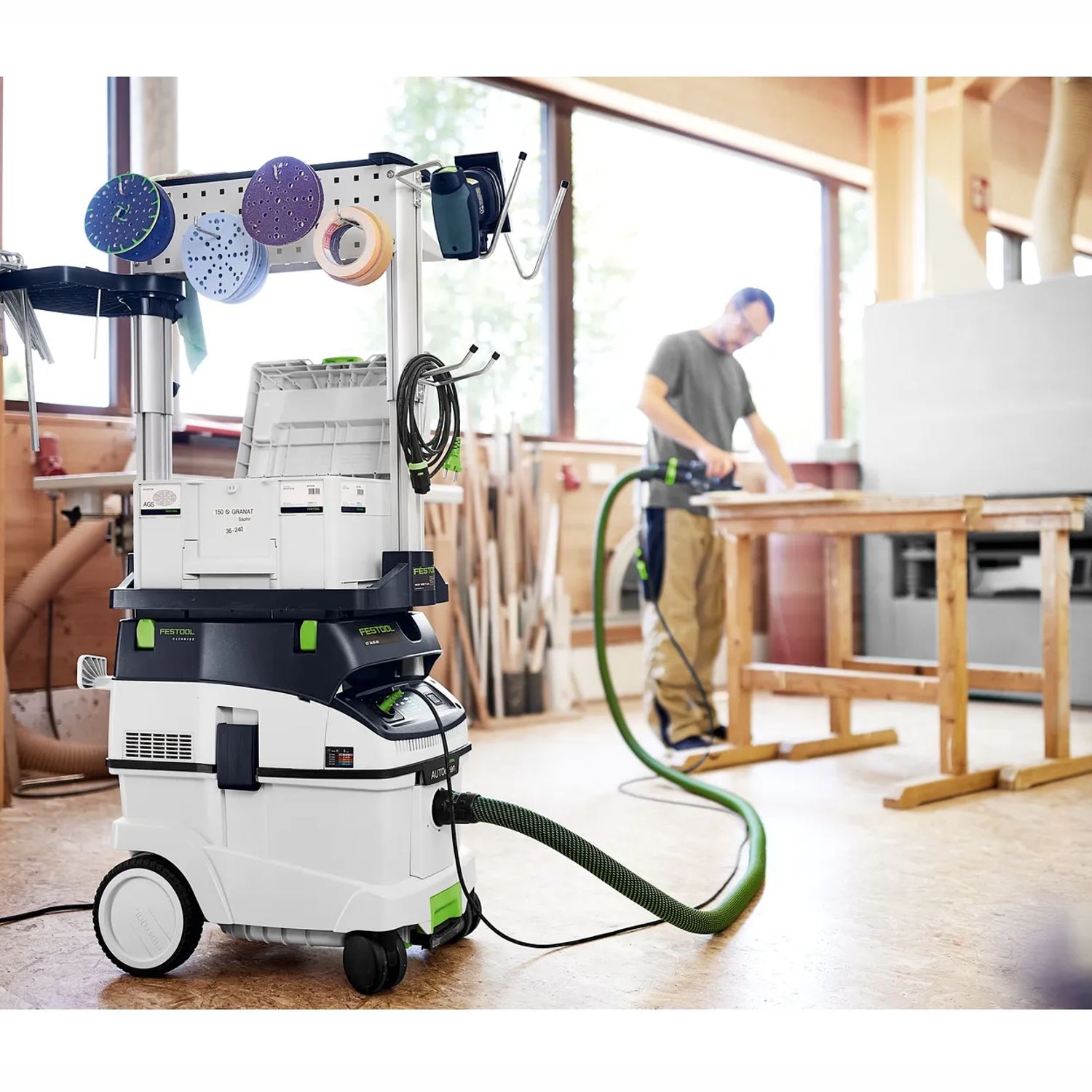 FESTOOL CTL 36 EI CLEANTEC Mobile Dust Extractor - 36 litre Dust Class L