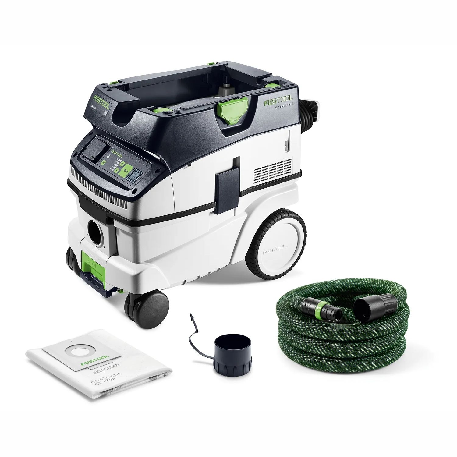 FESTOOL CTM 26 EI CLEANTEC Mobile Dust Extractor - 26 litre for hazardous dust