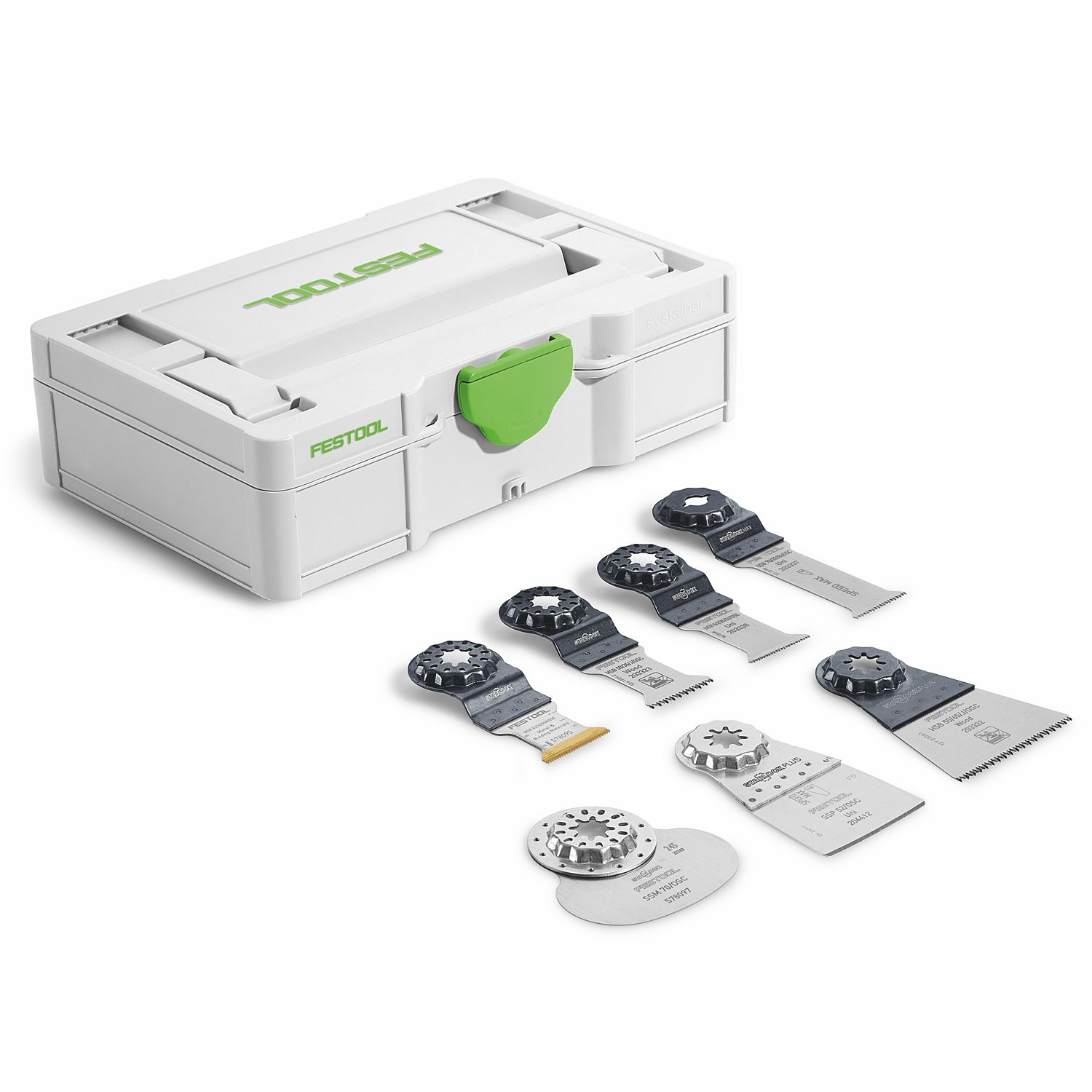 FESTOOL SYS3 S 76-OSC-SORT/7 Oscillator Saw Blade Set in Systainer&sup3;