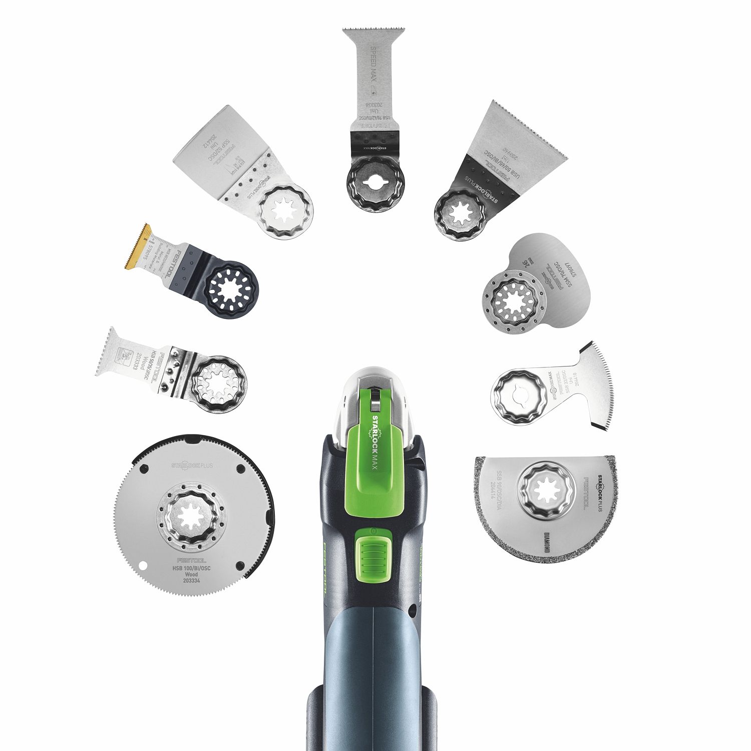 FESTOOL SYS3 S 76-OSC-SORT/7 Oscillator Saw Blade Set in Systainer&sup3;