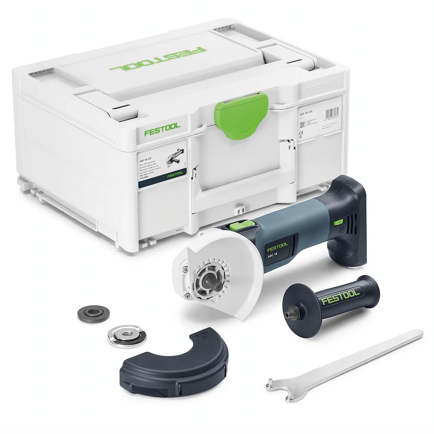 FESTOOL AGC 18-125 EB-Basic Cordless Angle Grinder 125 mm