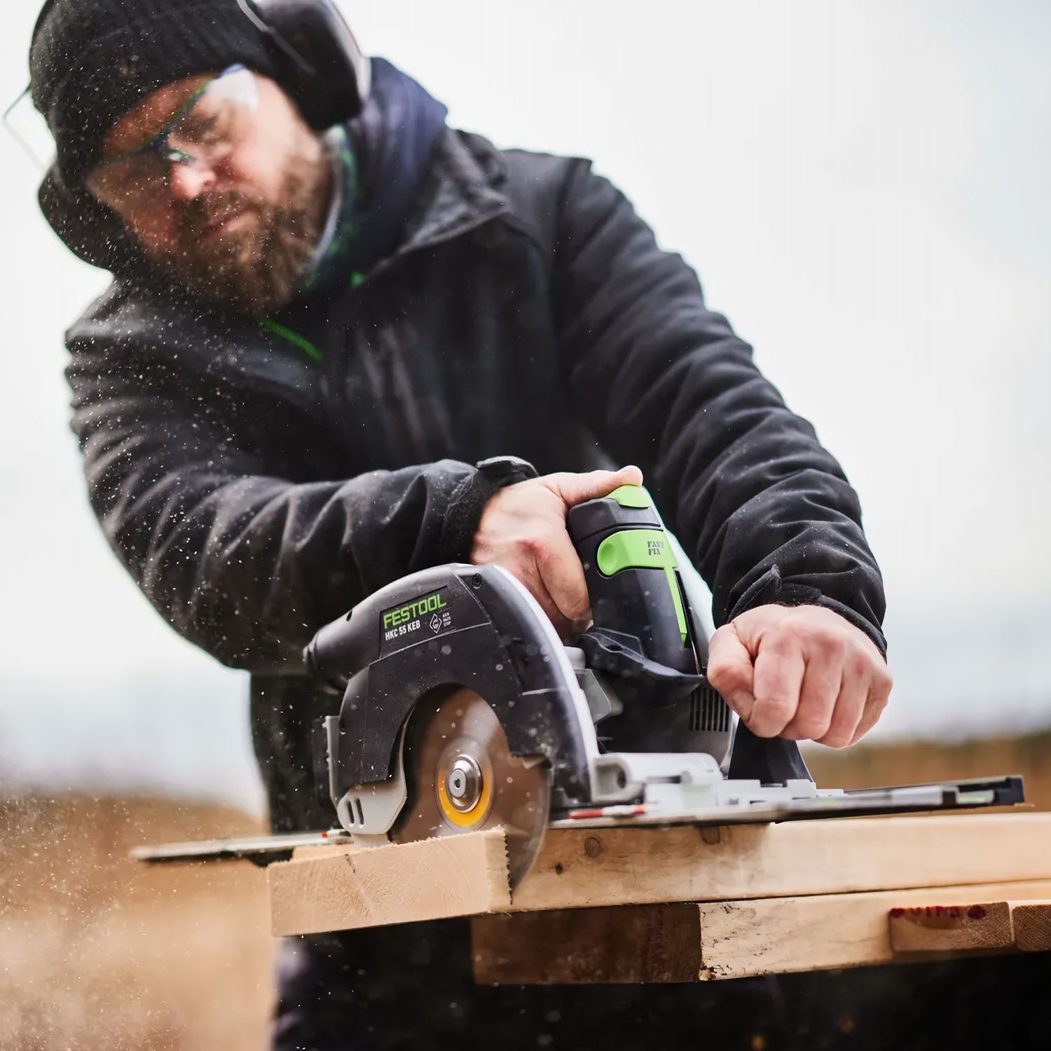 FESTOOL HKC 55 KEB-Basic-FSK 420 Cordless Circular Saw (incl. 420mm Guide)