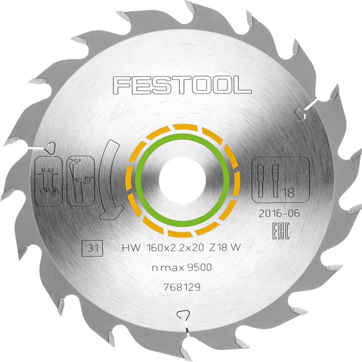 Saw Blade Hw 160x2,2x20 W18