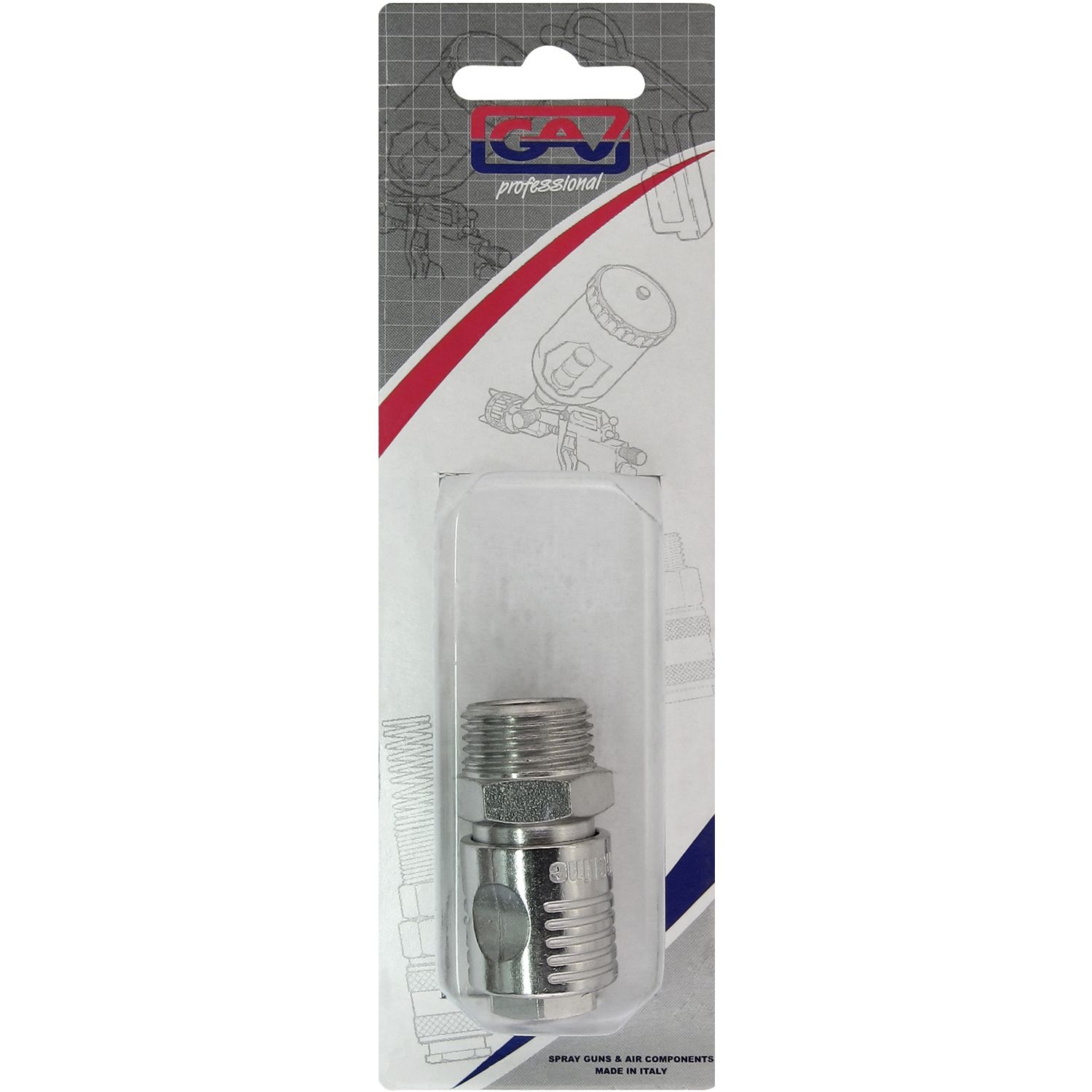 GAV112-3P Quick Coupler Euroline 1/2" Male