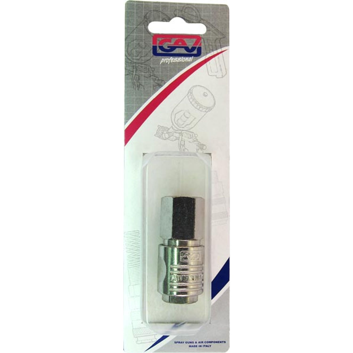 Quick Coupler 3/8'f Packaged Euroline