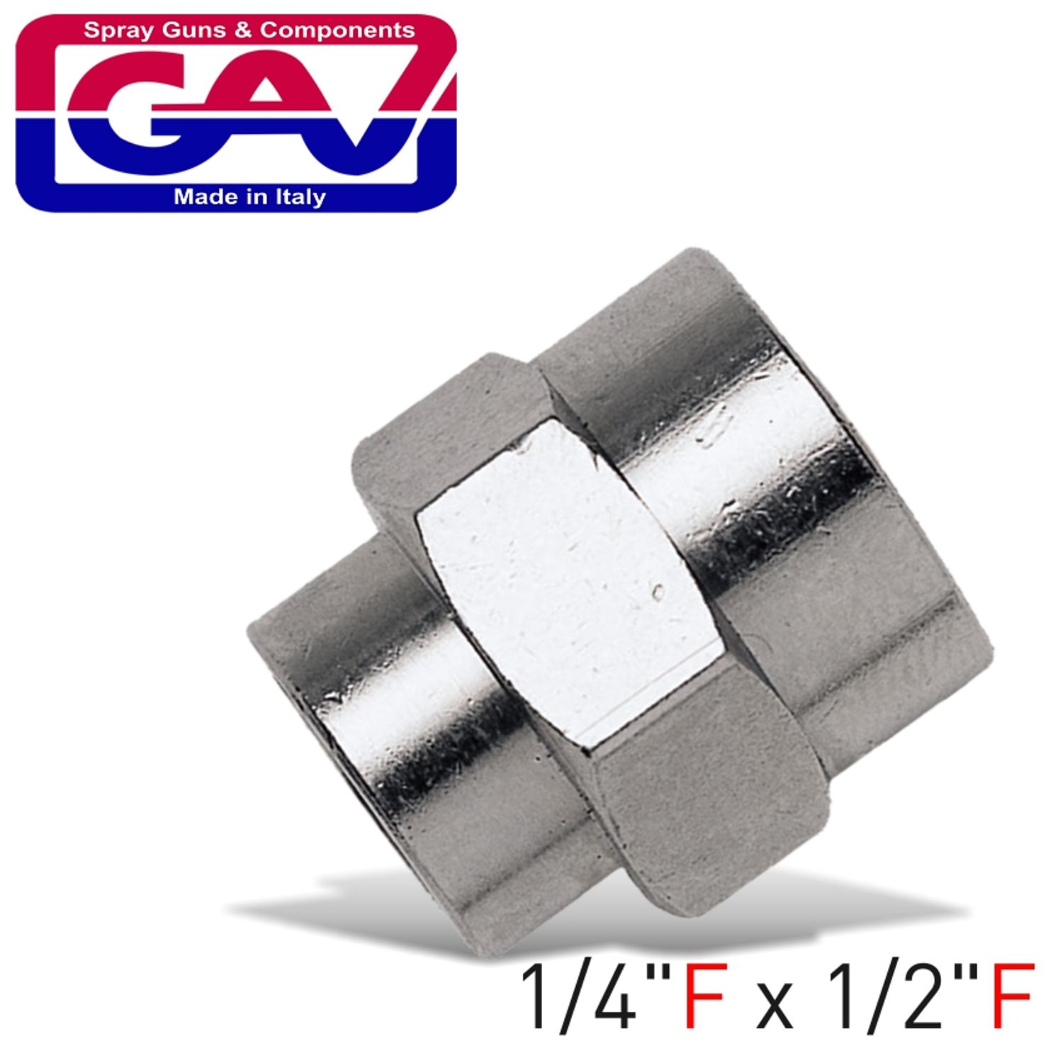 Reducing Socket 1/4 X 1/2 F/f