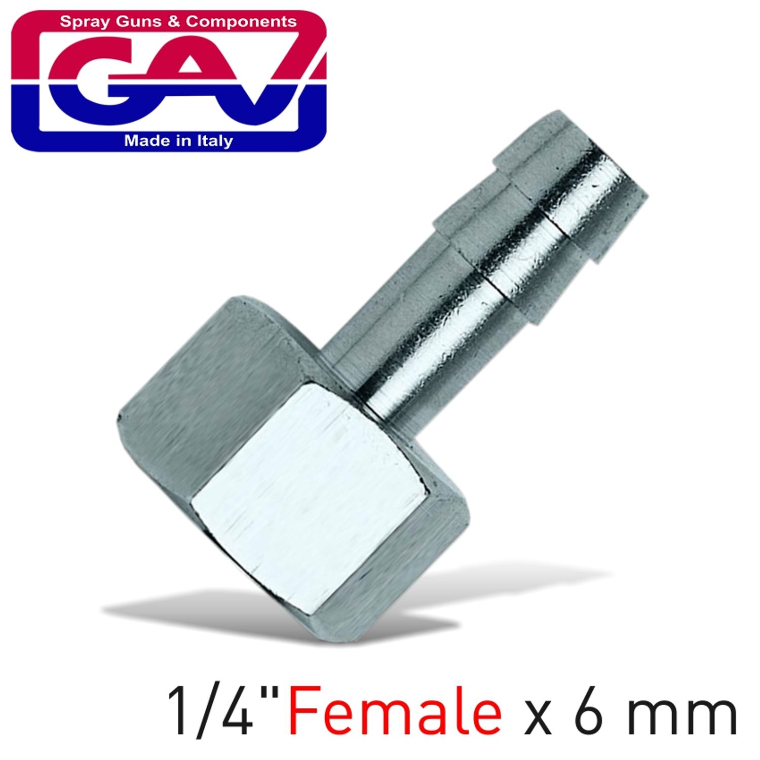 Hose Adaptor 1/4f X 6mm
