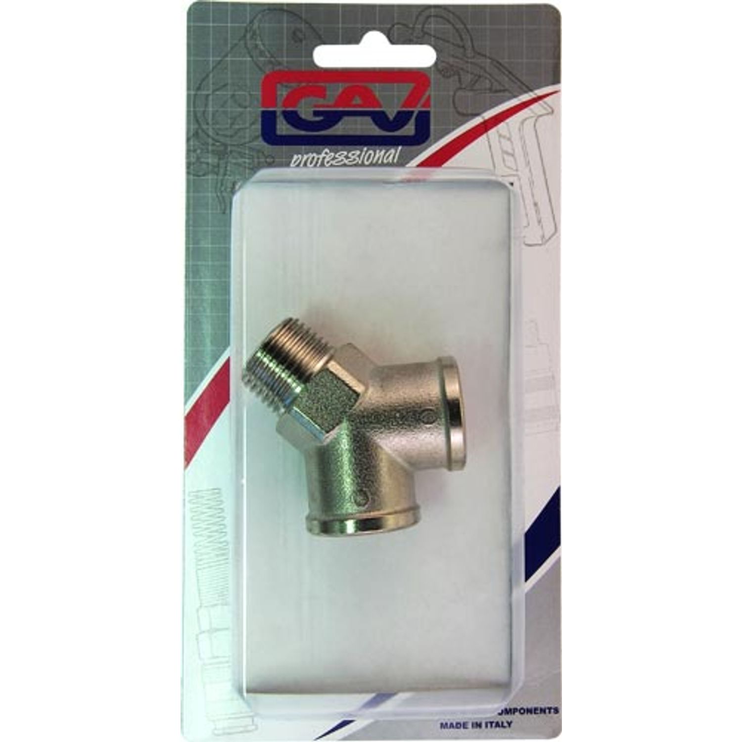 Y Connector Mff 1/2' Packaged