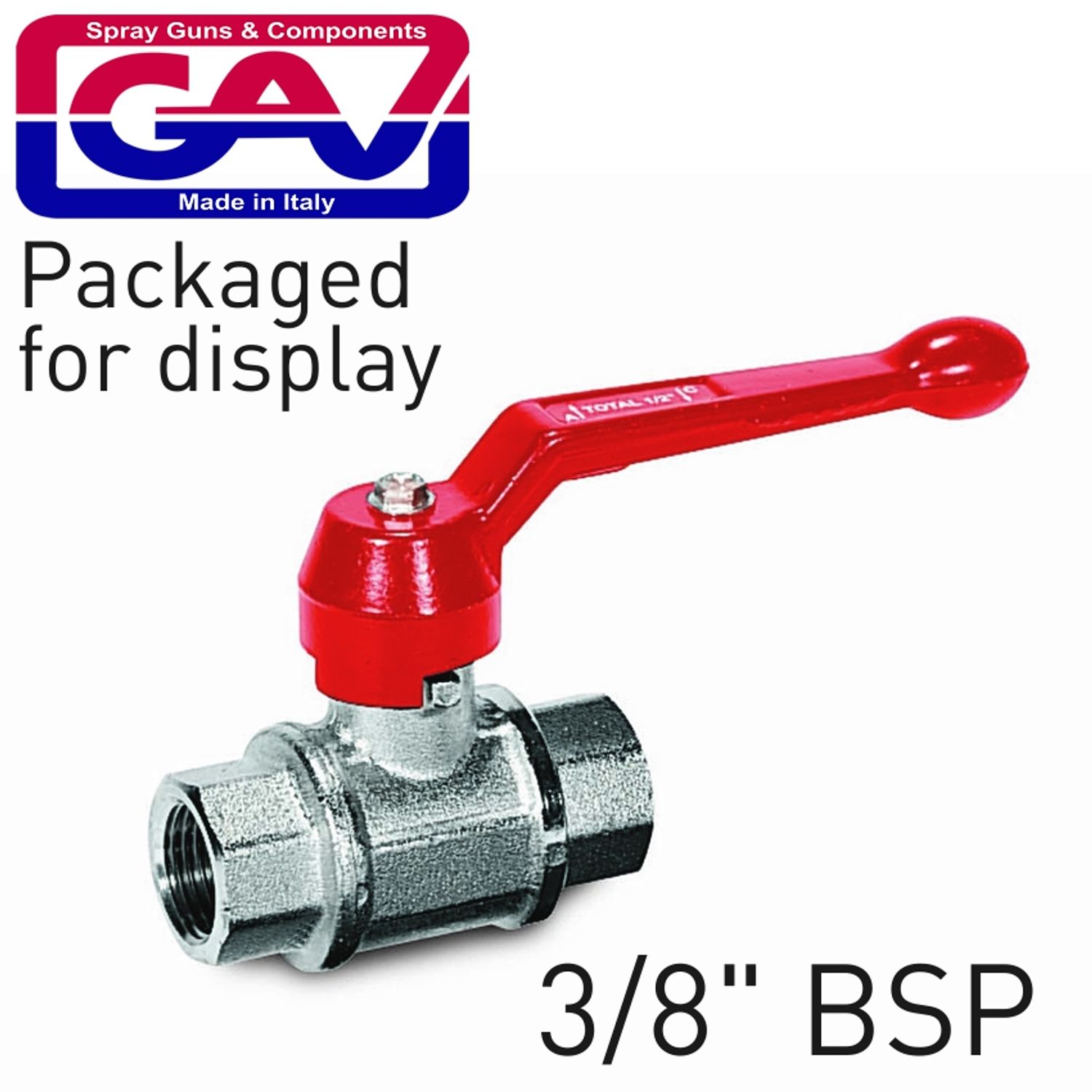 Quick Ball Tap 3/8'x 3/8'f-f Packaged