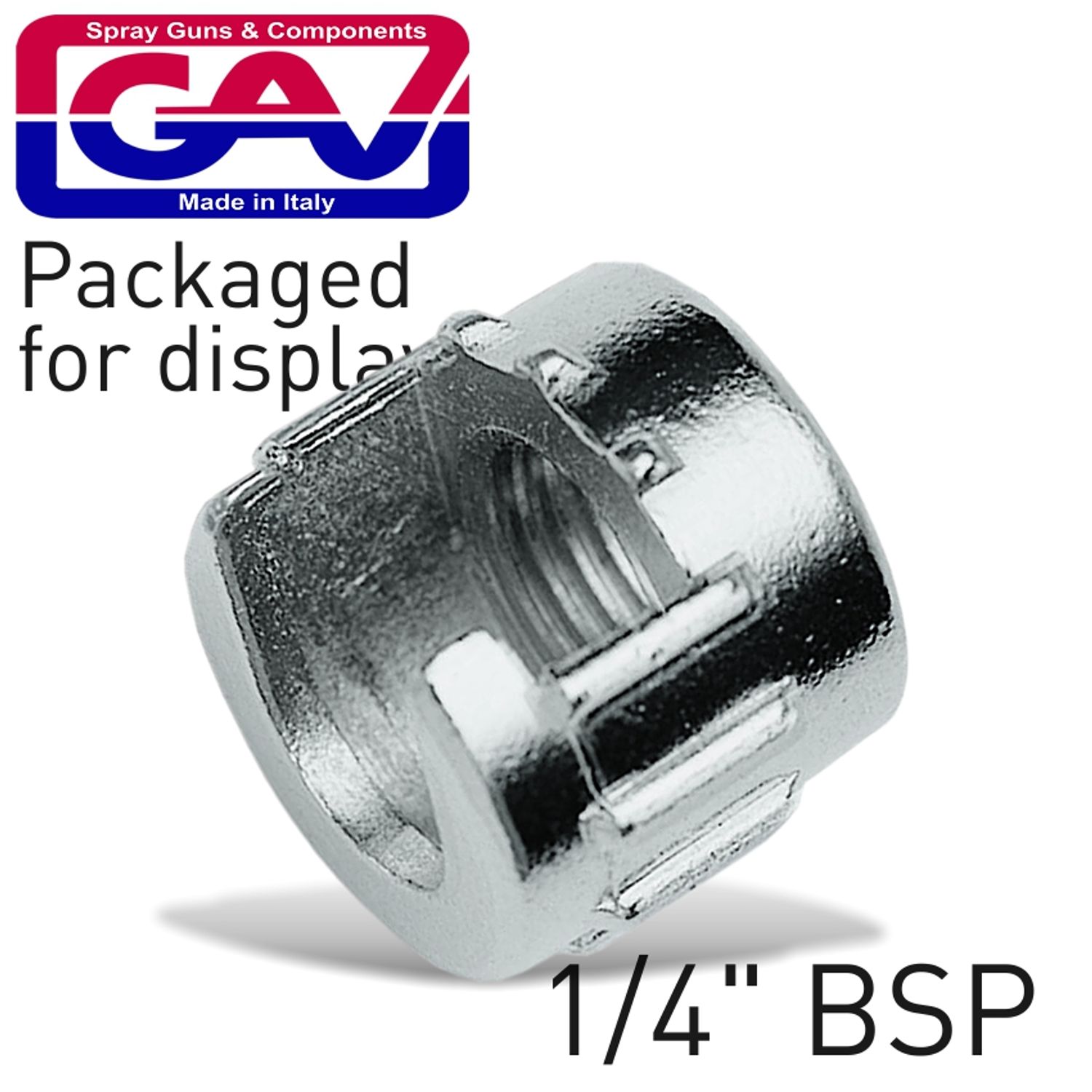 Metal Ring 1/4' For Bayonet Couplings Packaged