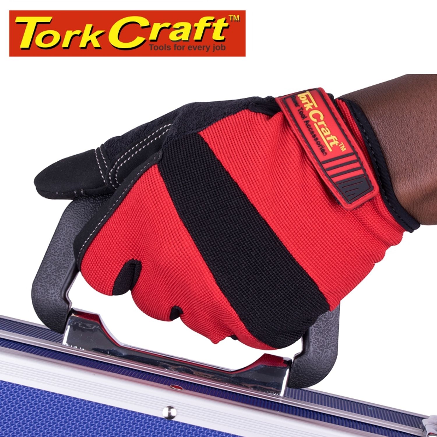 Work Glove Small- All Purpose Red With Touch Finger