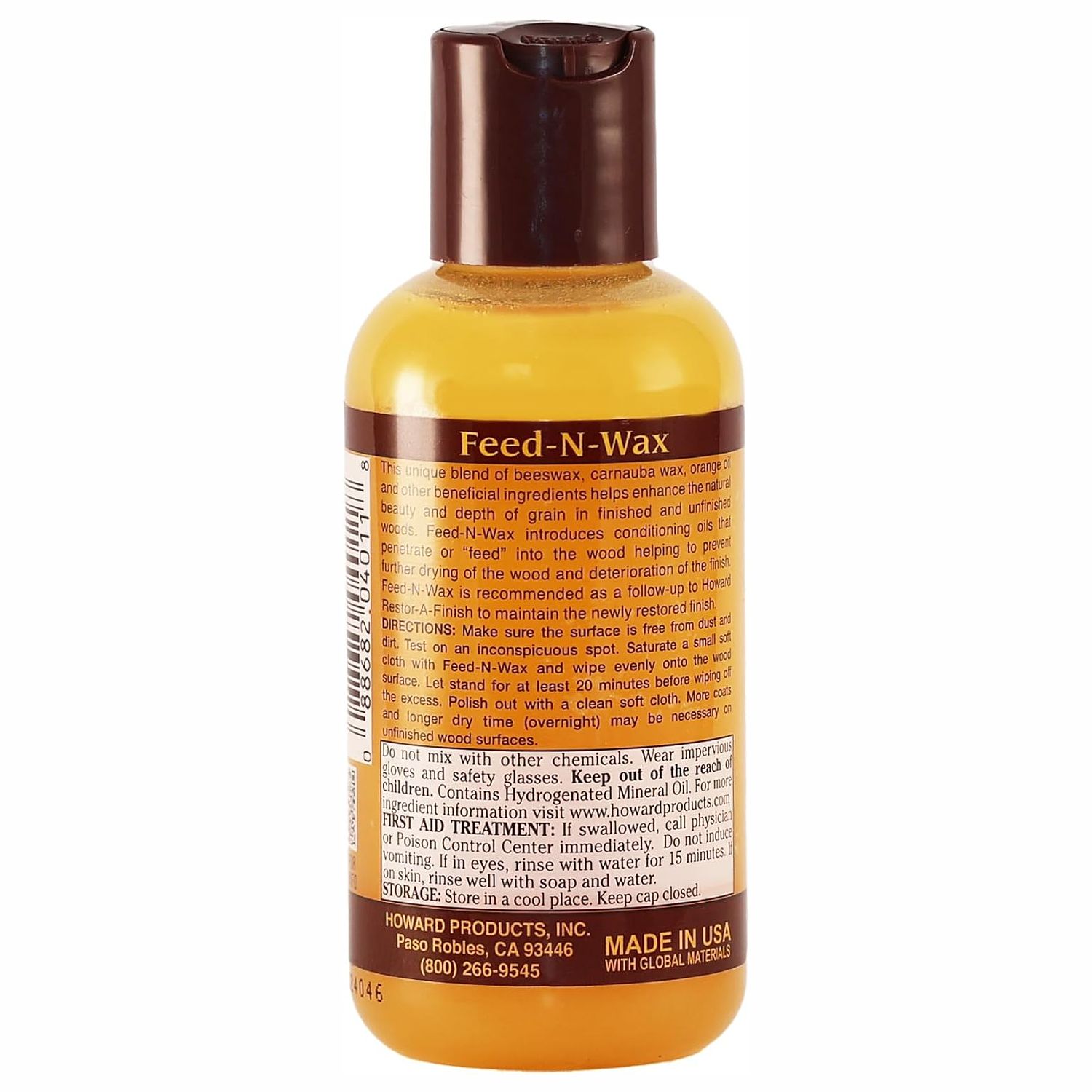 HOWARD Feed-n-wax Wood Polish & Conditioner Sample Size