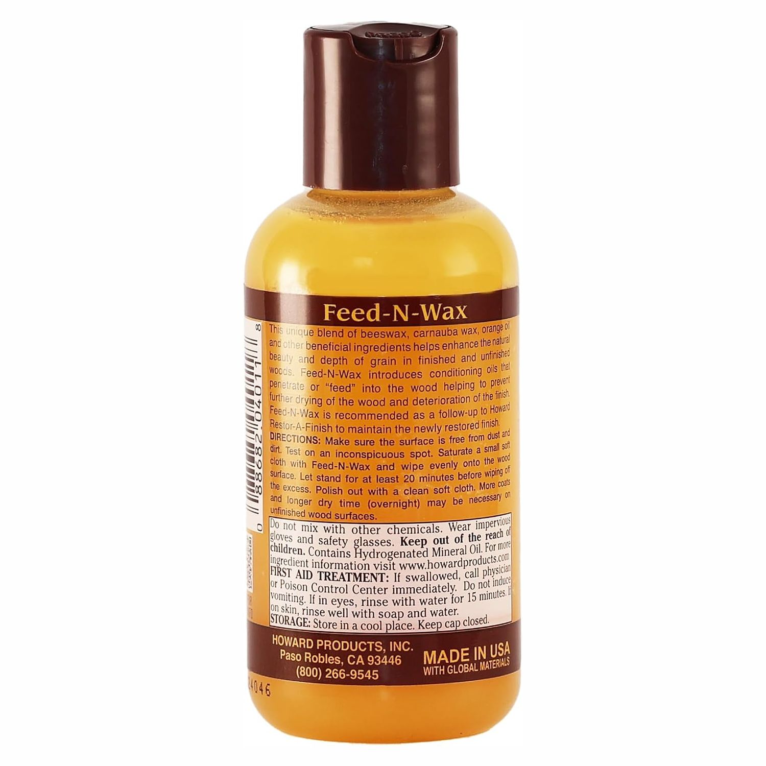 HOWARD Feed-n-wax Wood Polish & Conditioner 139 Ml