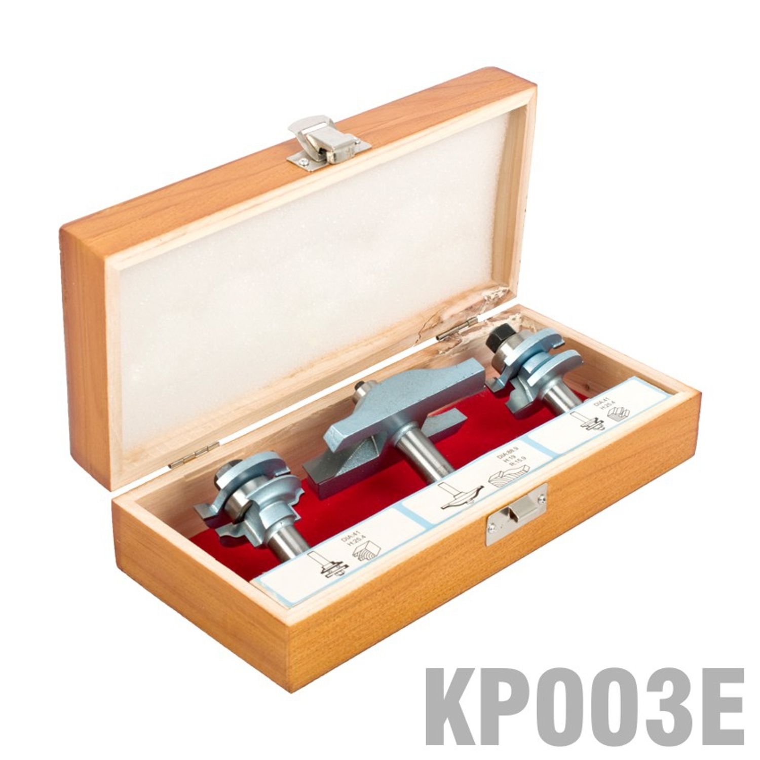 Cabinet Door Set 3pc Ogee Stile 1/2' Shank Wooden Box