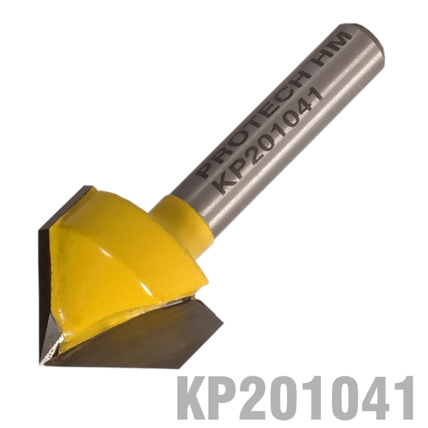 V-groove 3/4' X 5/8' 90 Degree 1/4' Shank