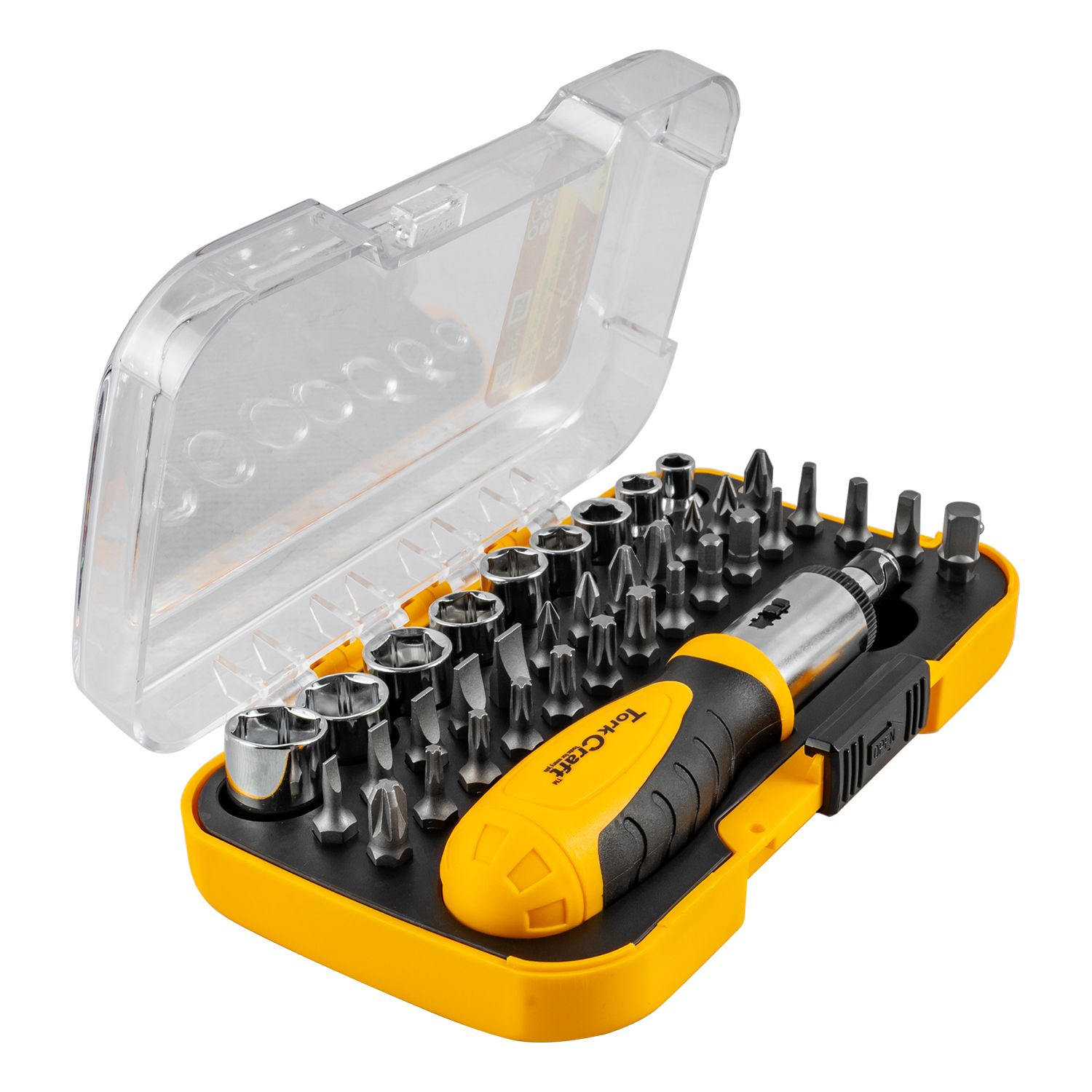 Screwdriver Ratchet Bit Set 37pc