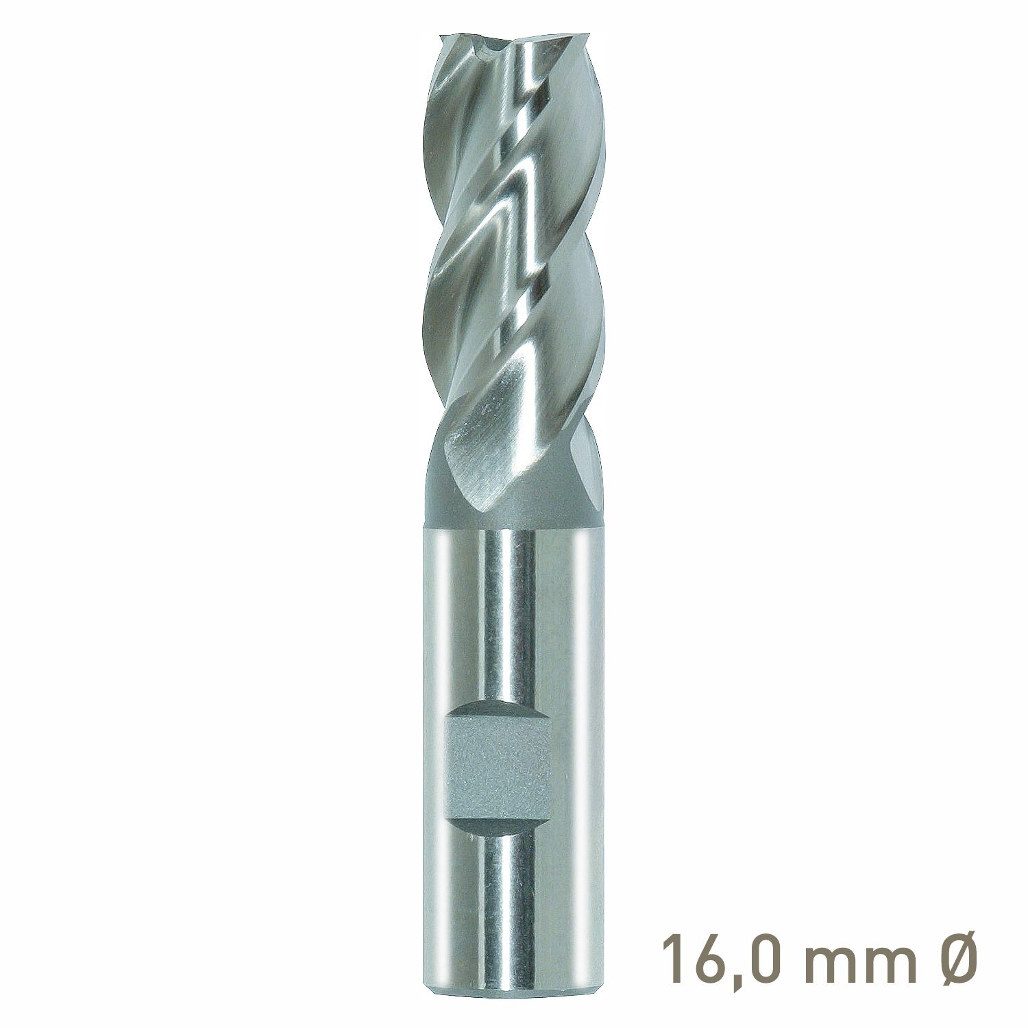 MAYKESTAG HSS-Co8 end mill 16mm short series DIN 844 K