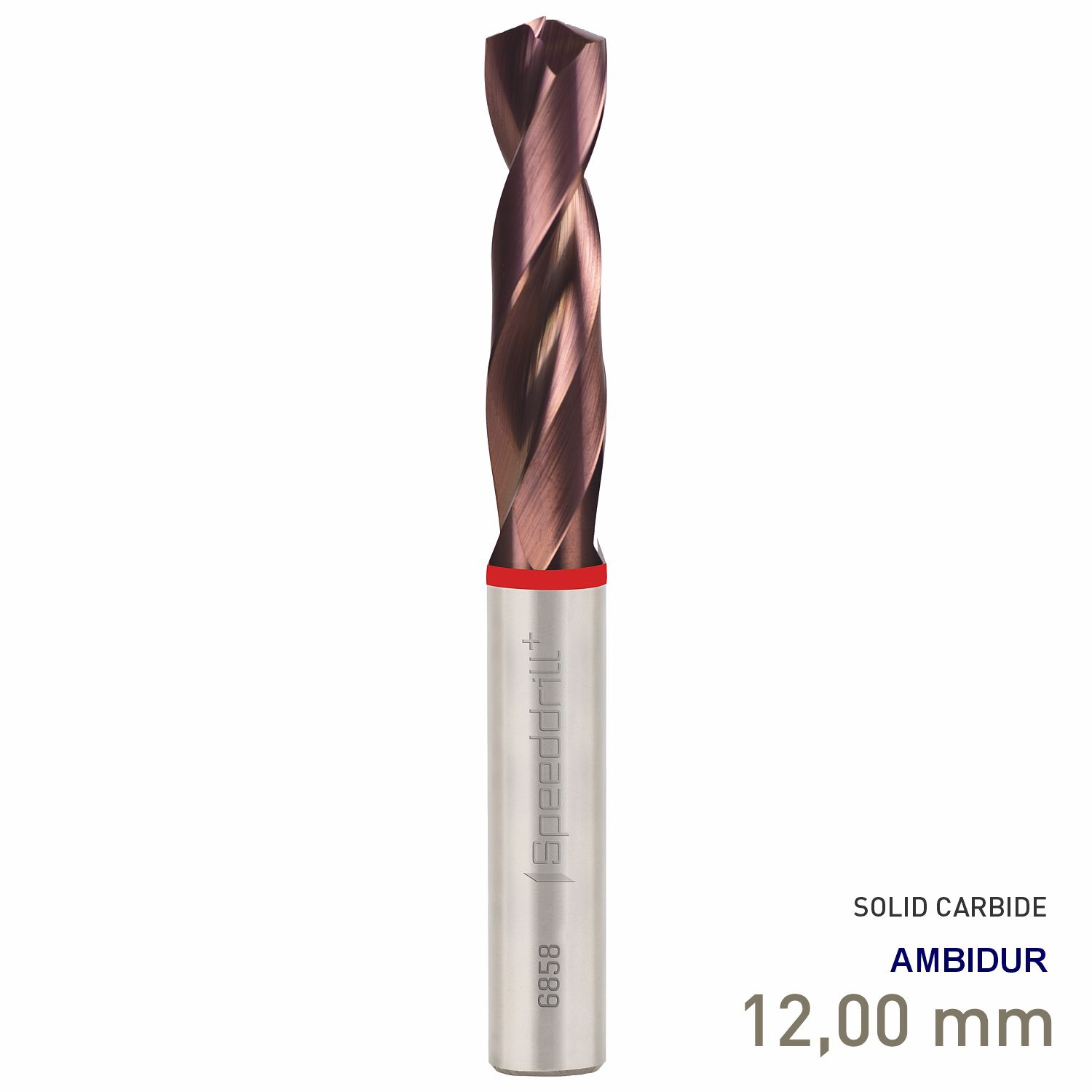 SPEED DRILL ULTRA HARD STEEL 12.0 68HRC AMBIDUR