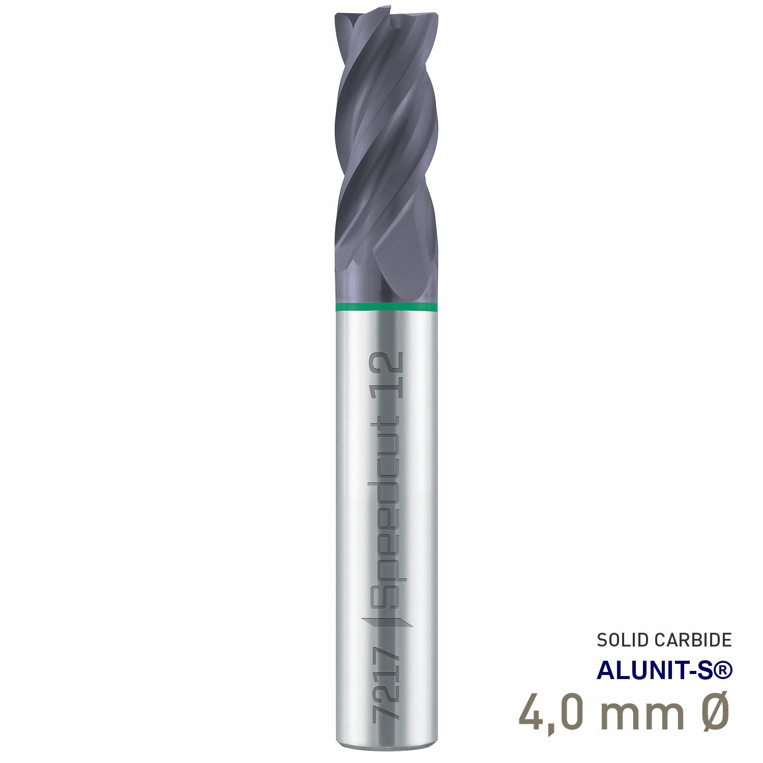 MAYKESTAG Solid Carbide End Mill 4mm Speedcut Universal Long Series 4 Flute