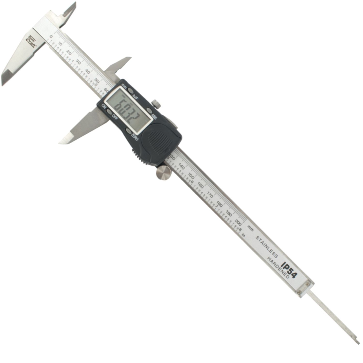 Vernier Digital Frac. 200mm S/steel 0.01mm Acc. Abs Func. Ip54