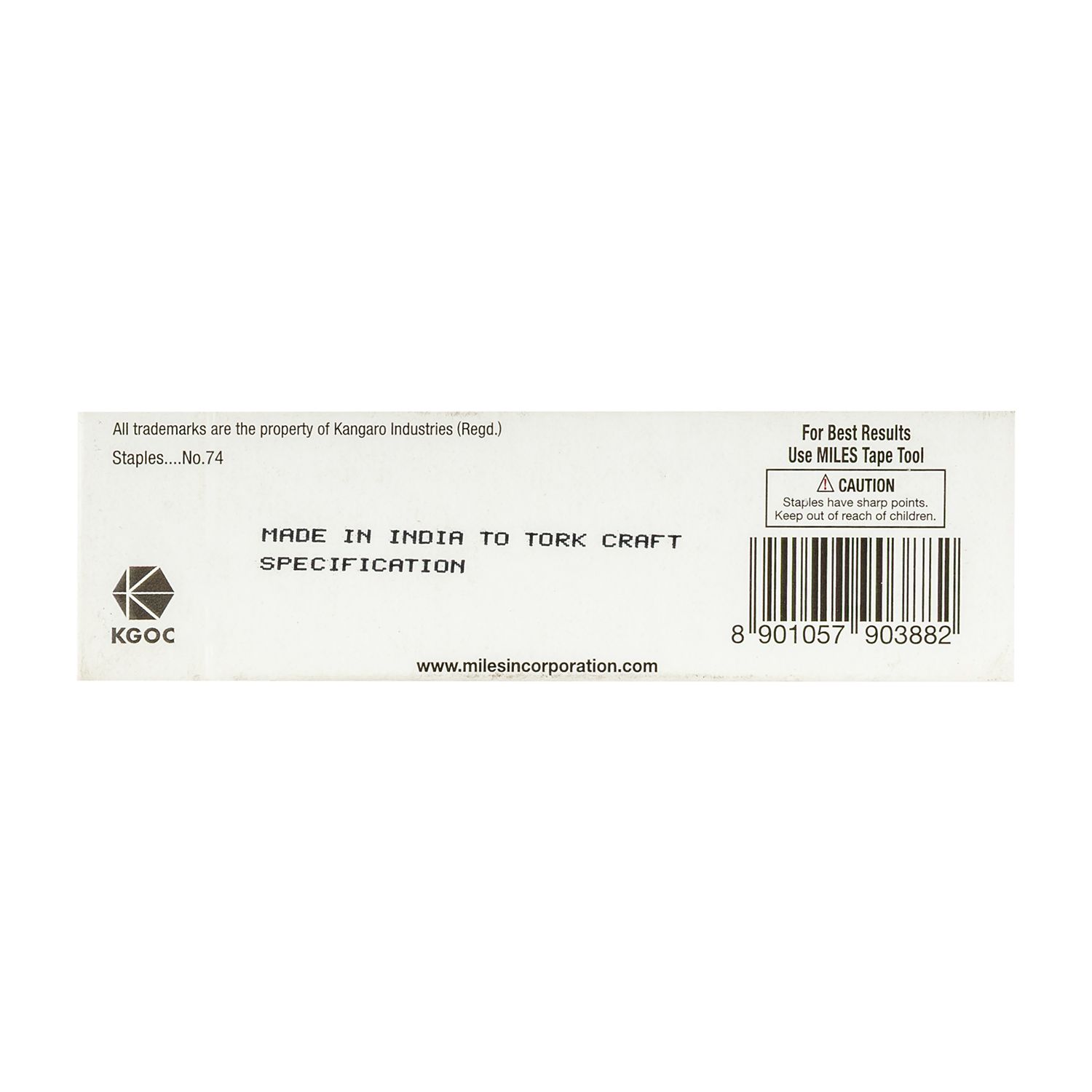 Galv Staples 7mm X 5040 For Tape Tool MILES No74