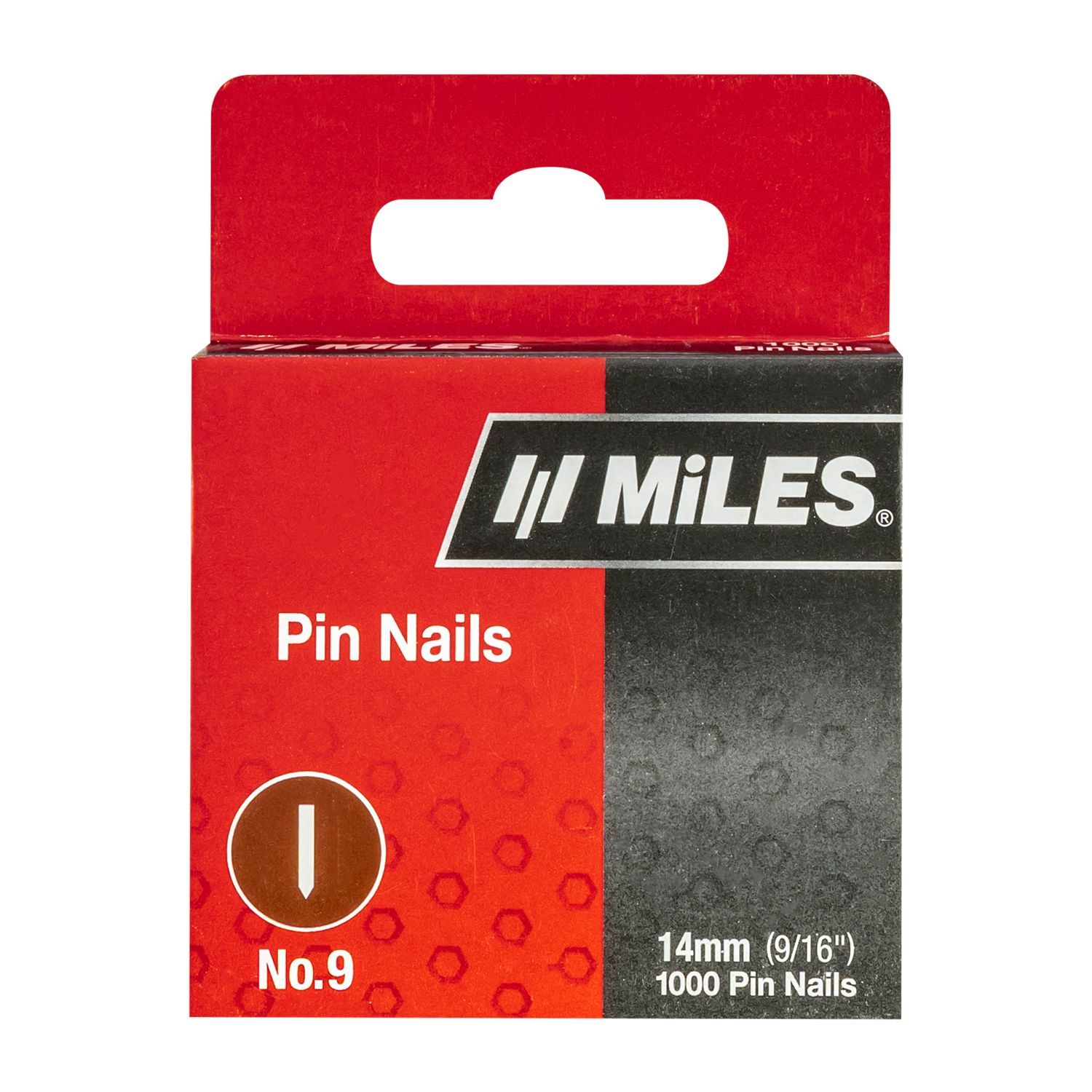 Galv Headless Pin 18g 14mm X 1000pcs MILES No9