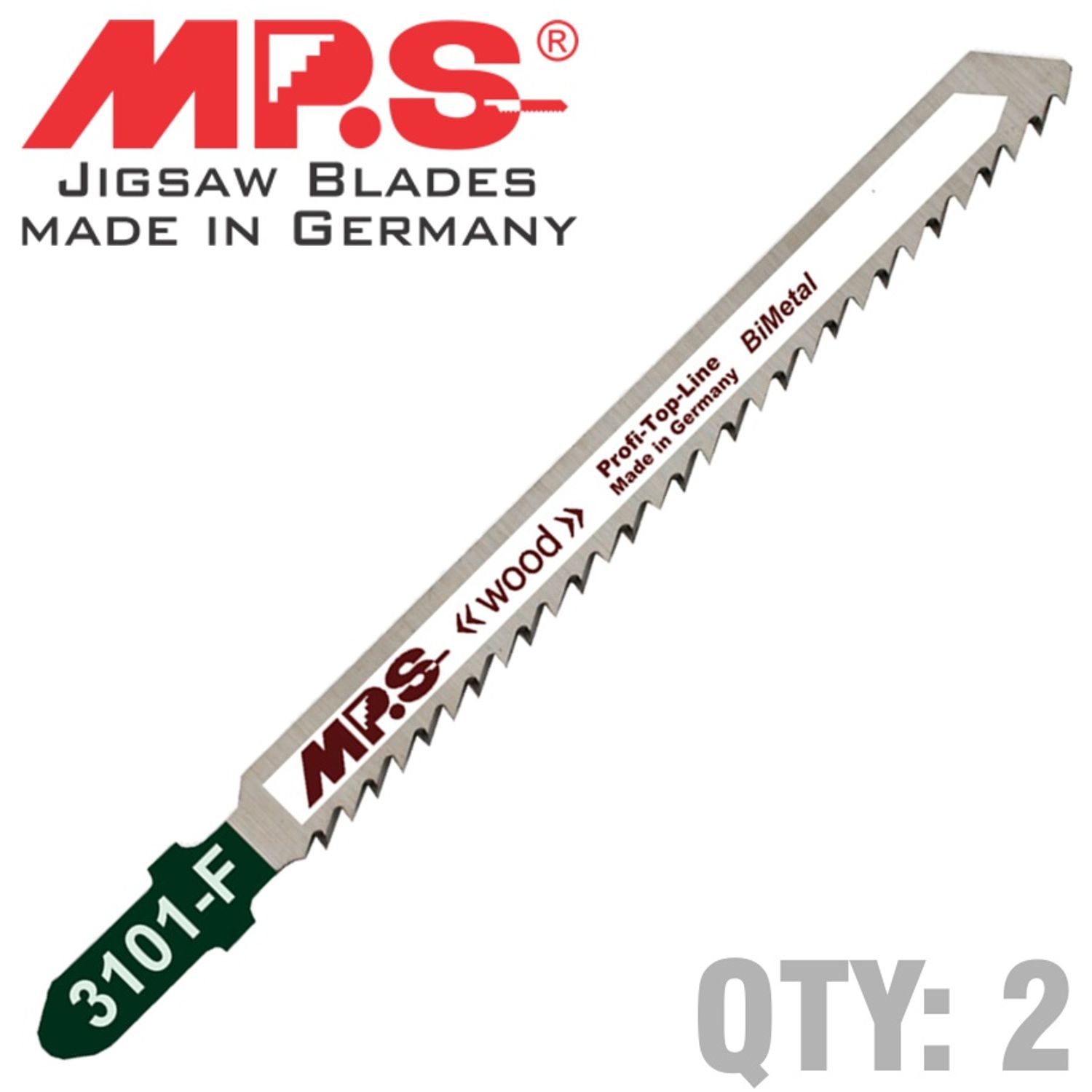 Jigsaw Blade Wood Bi-met T-sh 10t T101bf