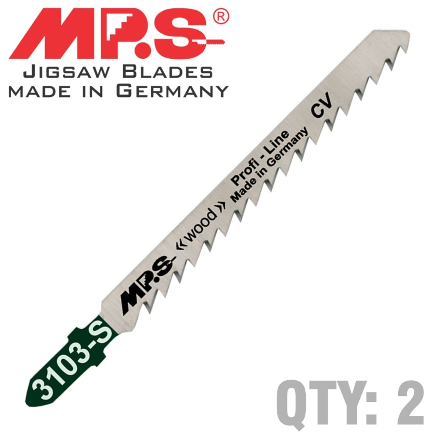 Jigsaw Blade Wood Bsch Sh.4t 100mm Long