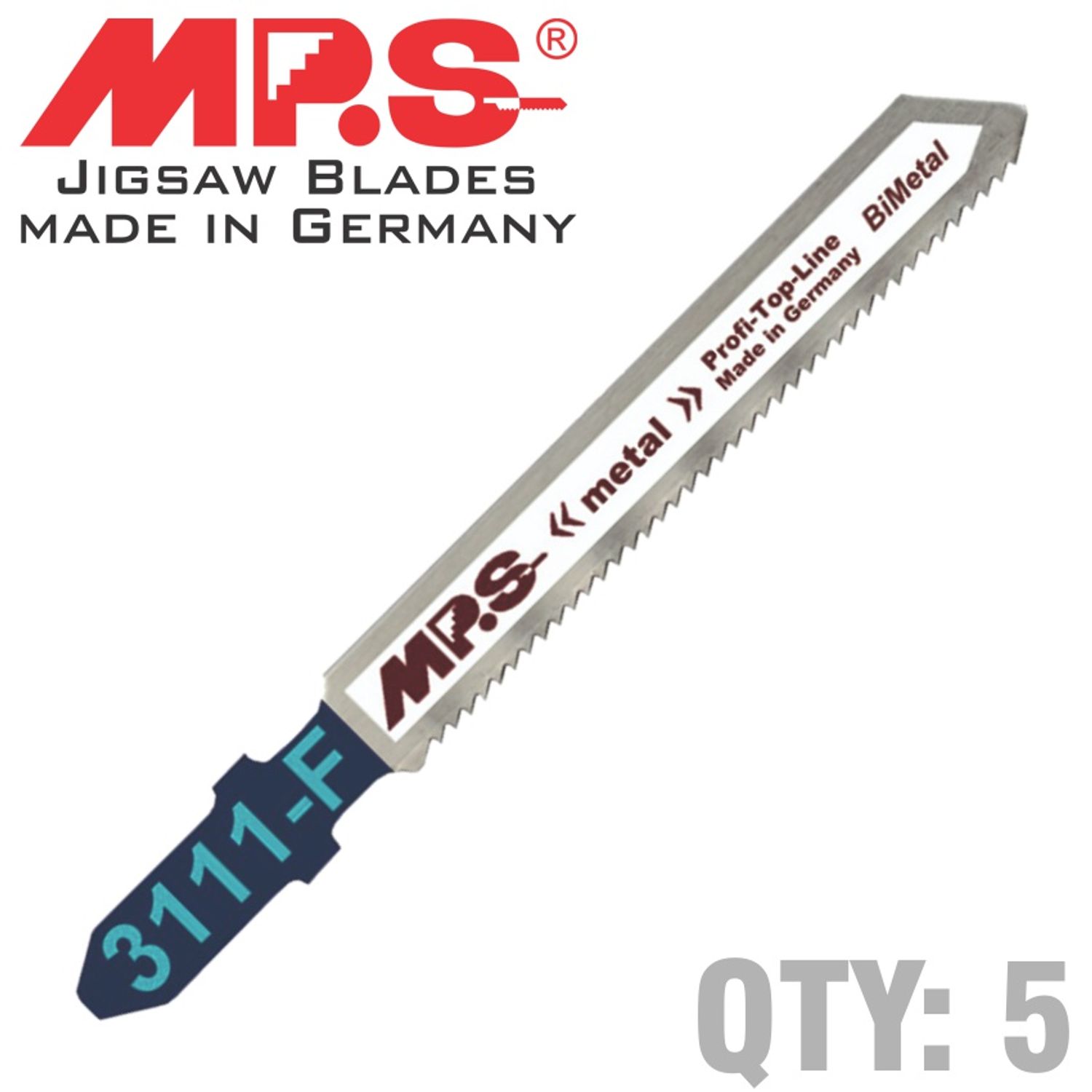 Jigsaw Blade Metal T-shank 21tpi T118af